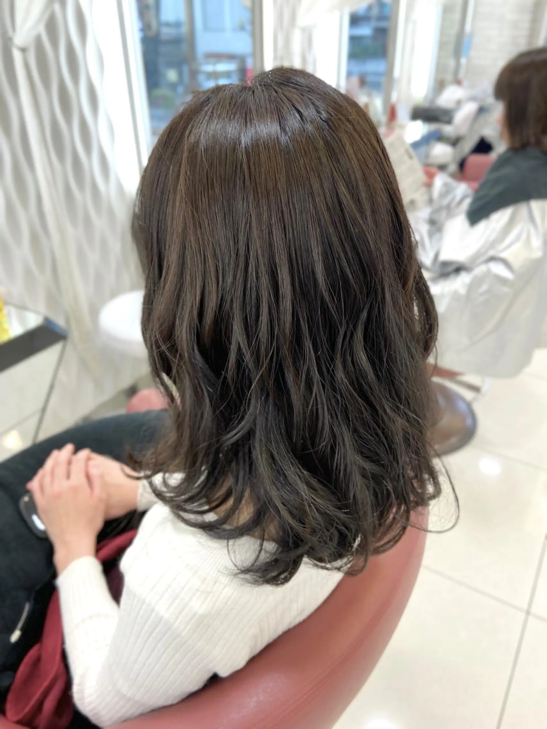 セミロング カラー カット ヘアカラー 【髪質改善×カラー】 QUALIS沓掛貴浩のヘアスタイル