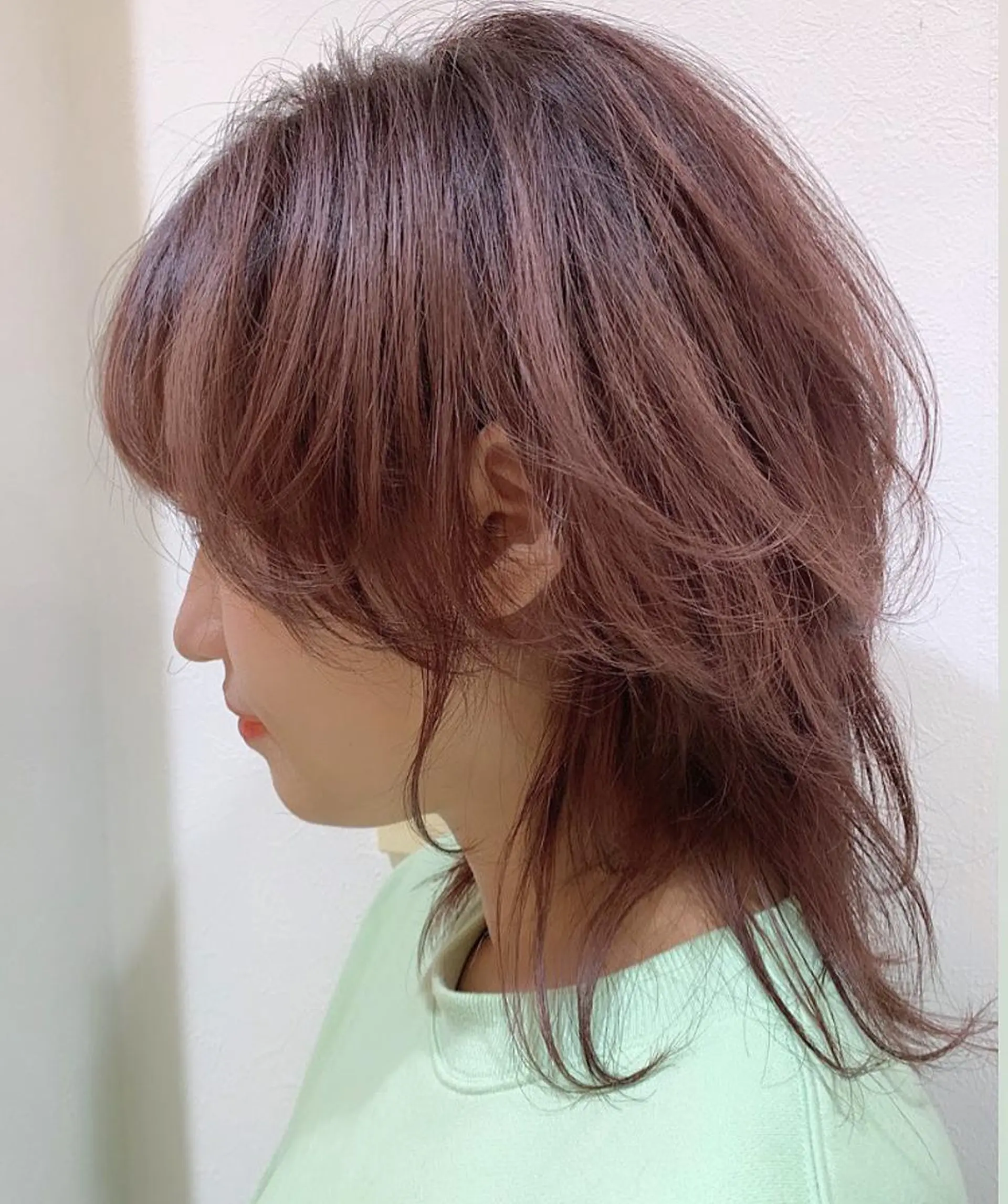 ミディアム カラー ウルフカット graxi'    グラシー所属・ブリーチ/ハイトーン SERINAのヘアスタイル