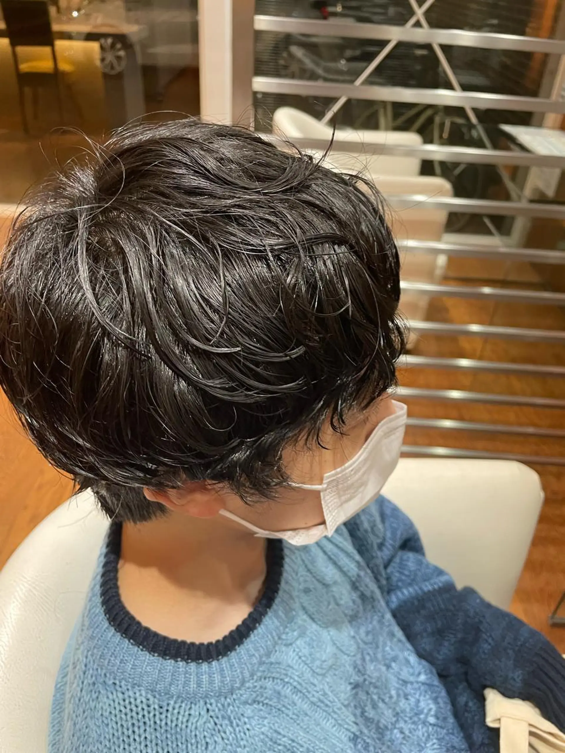 ショート パーマ メンズ Canon/ インナーカラー/四条のヘアスタイル