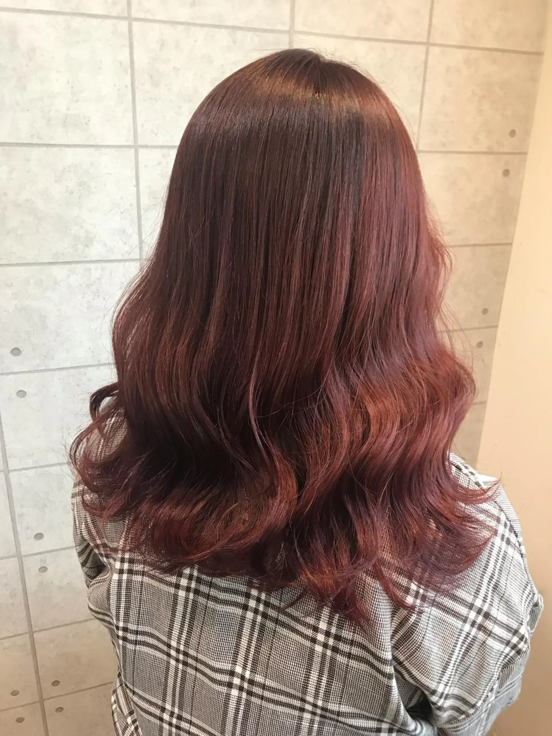 セミロング カラー knock【ノック】所属・烏丸韓国ヘア🇰🇷 ayaka🎀のヘアスタイル