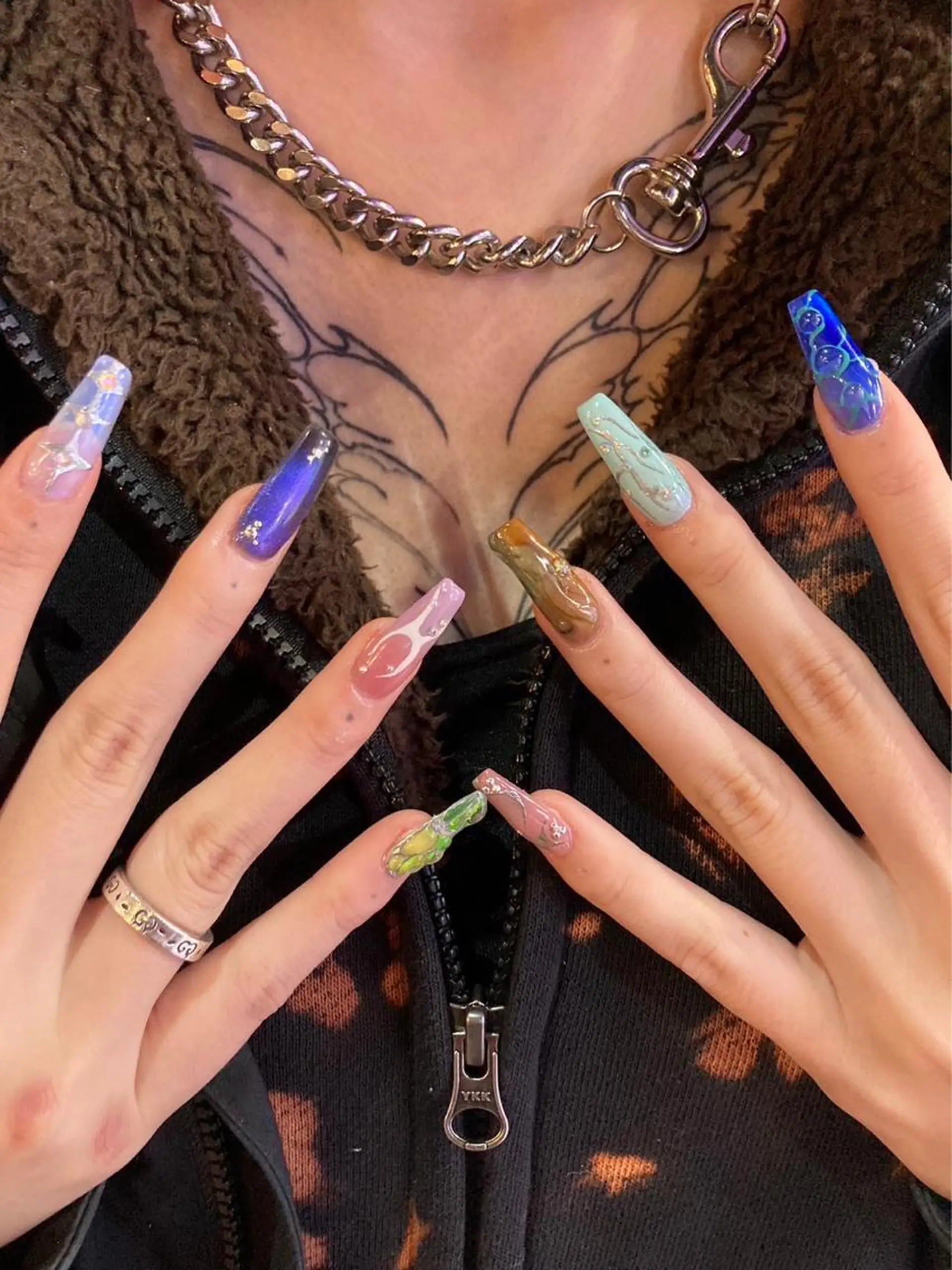 ネイル ハンドネイル ネイル/束感まつ毛 MOANA天王寺店のマツエク・マツパデザイン