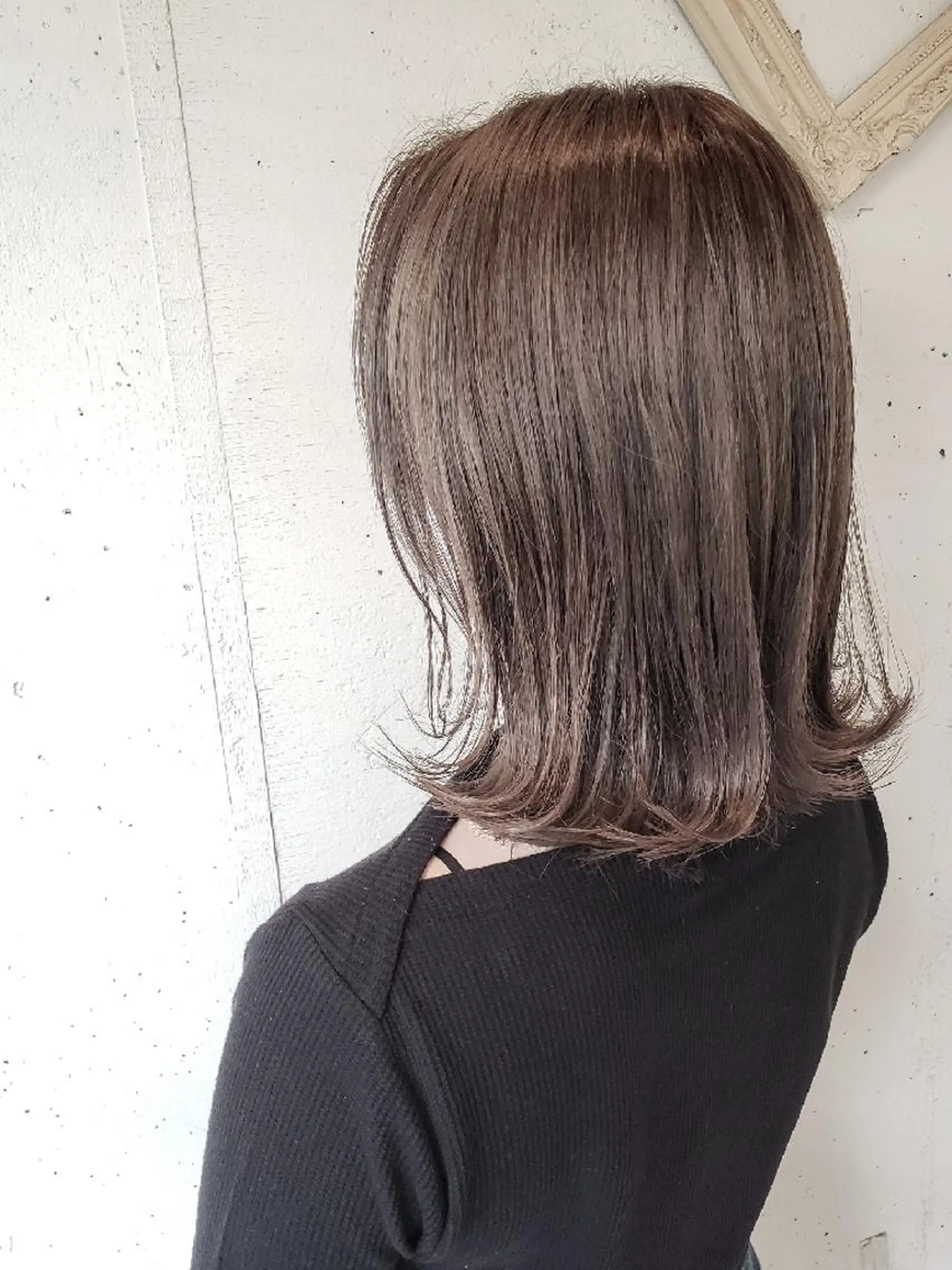 ミディアム ヘアカラー 尾野 恭平のヘアスタイル