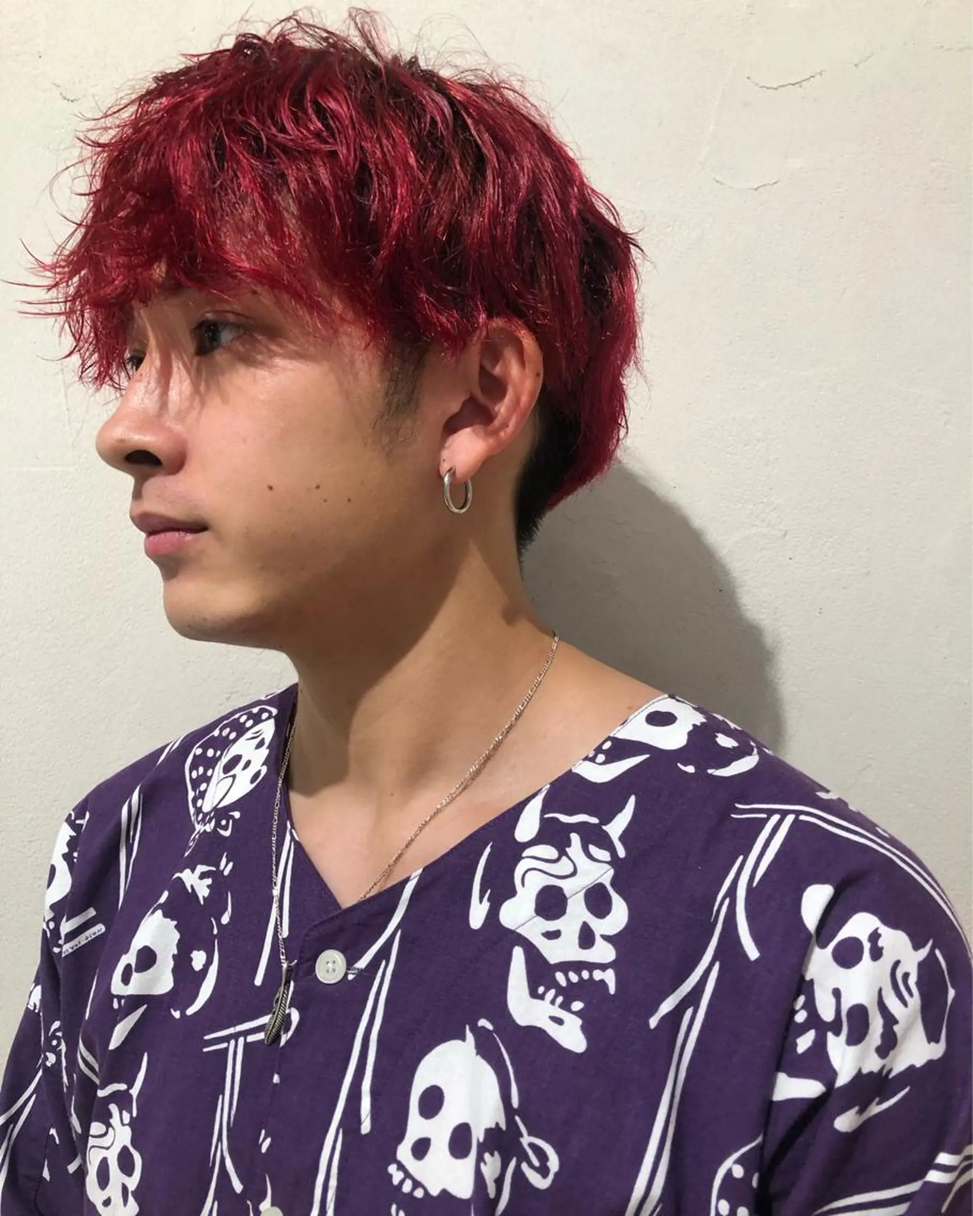 メンズ レイヤーカット/ 透明感カラーmikuのヘアスタイル