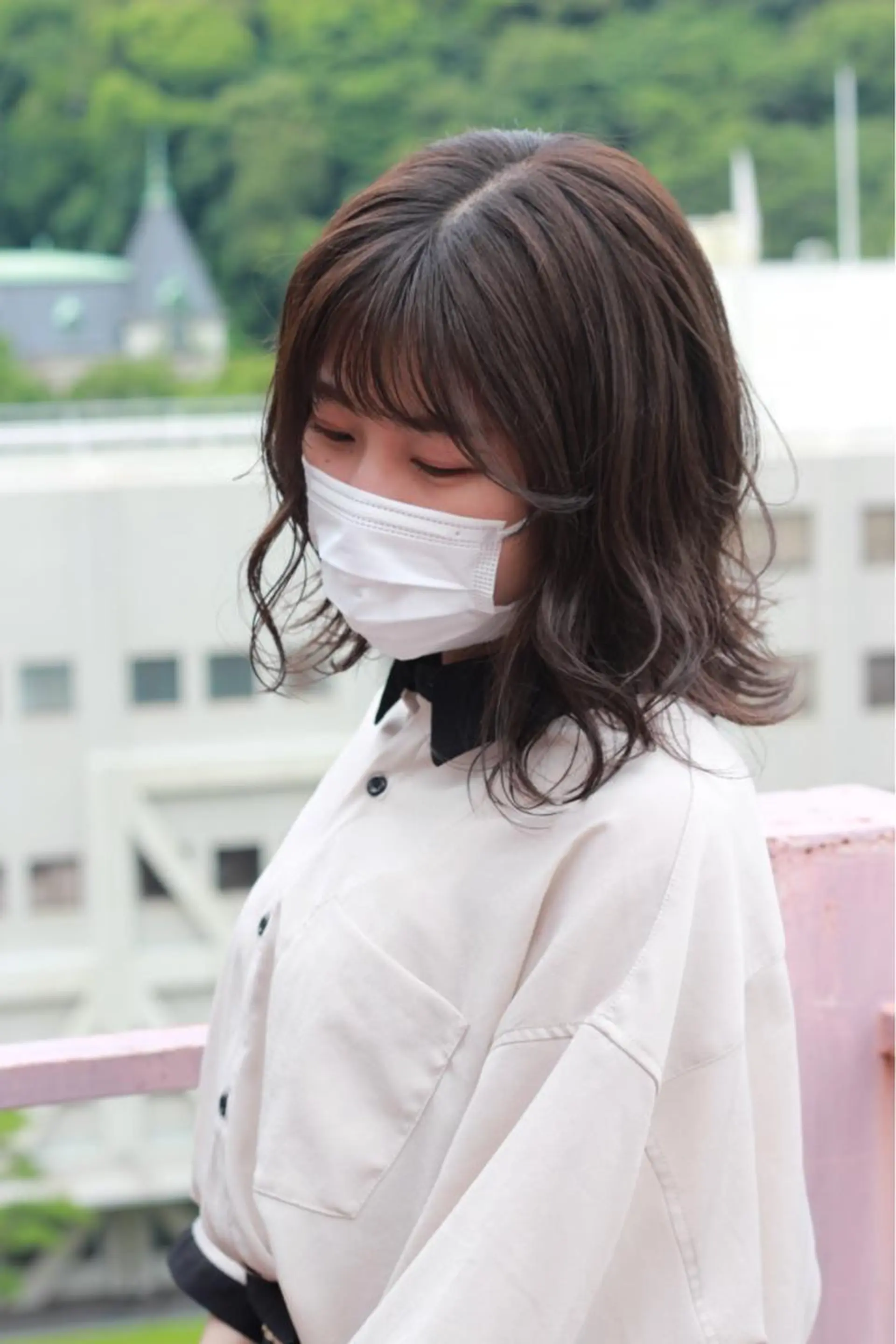 ミディアム カラー ベージュカラー ブルーカラー カット ヘアカラー Viage （ビアージュ）のヘアスタイル