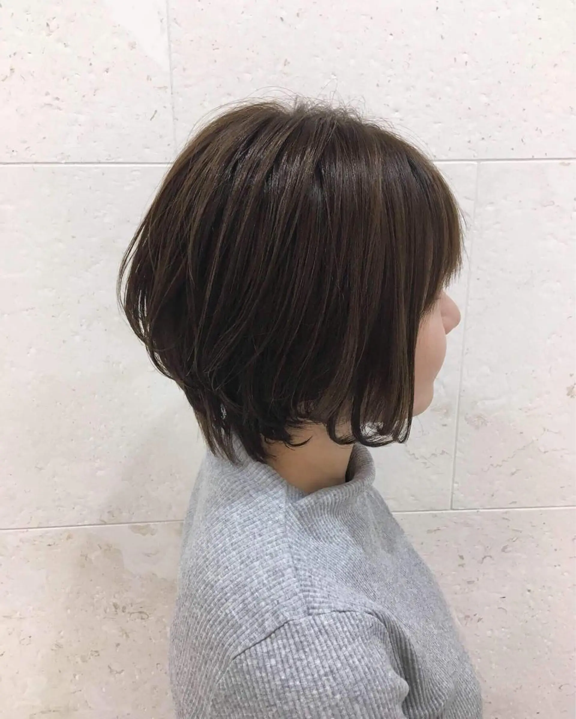 ショート カラー アディクシーカラー カット ヘアカラー トリートメント 斉藤 貴也のヘアスタイル