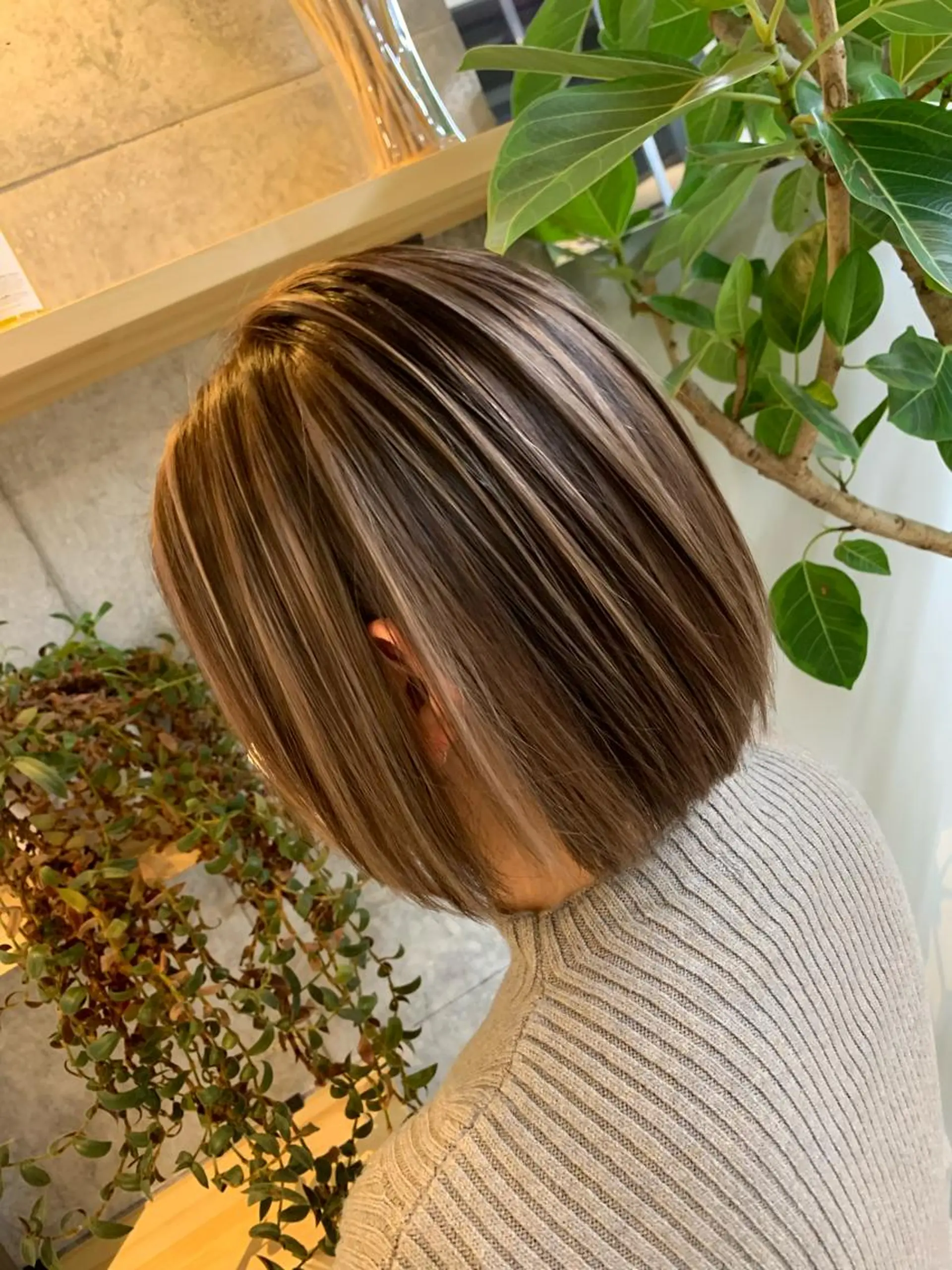 ショート ヘアカラー トリートメント 天野 開のヘアスタイル