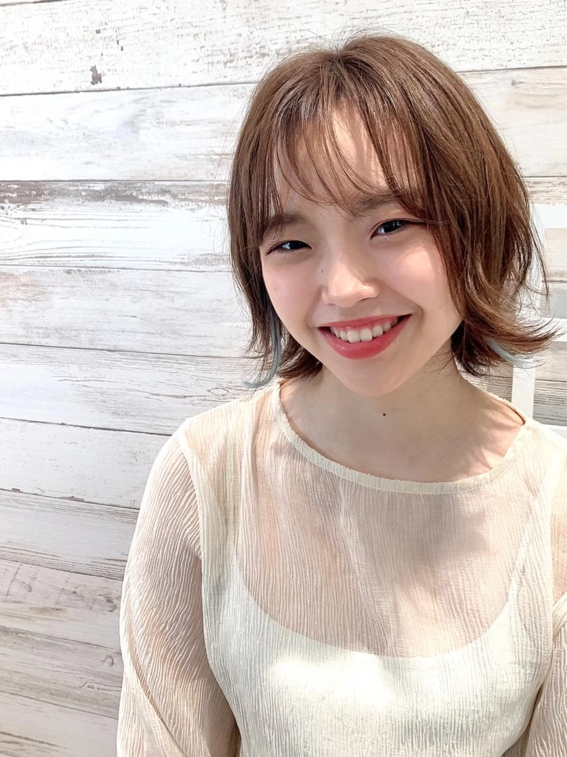 ショート シールエクステ エクステ 髪質改善/縮毛矯正 ツヤ髪🩷さつきのヘアスタイル