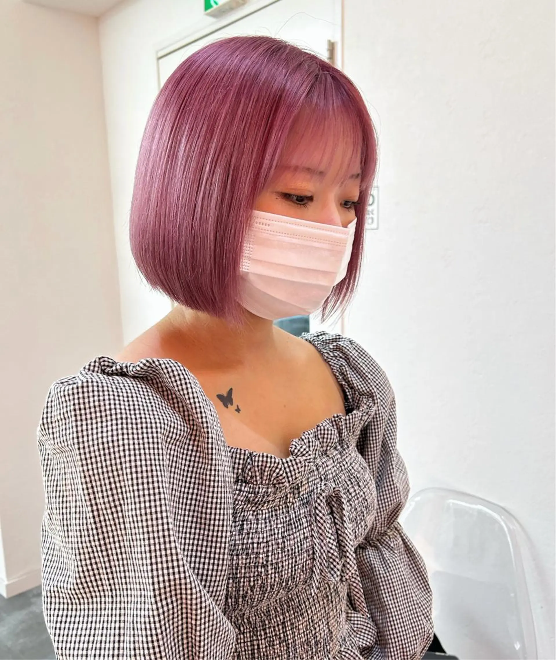 カラー 莉乃/縮毛矯正/髪質 改善/艶カラーのヘアスタイル