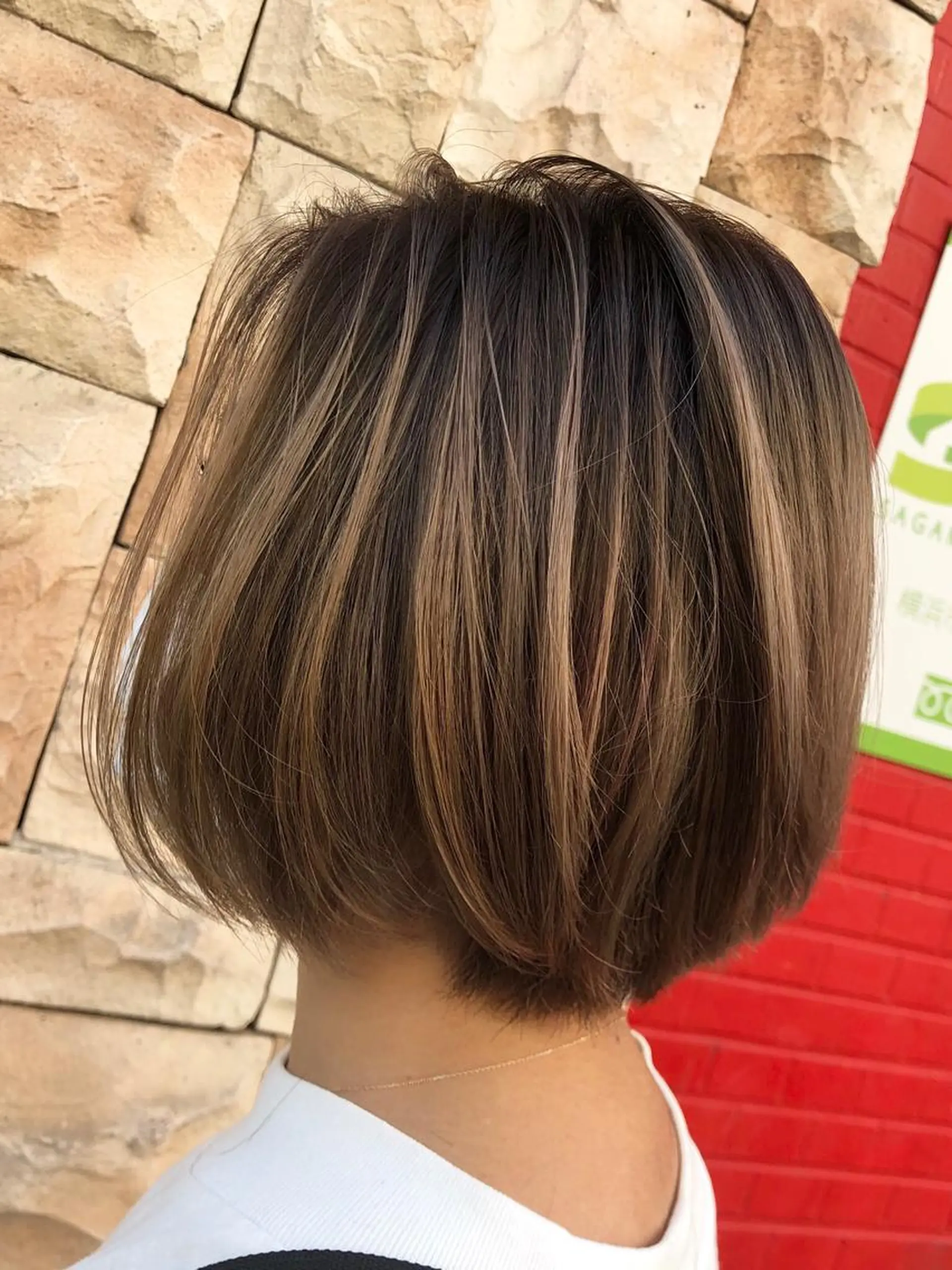 ショート ヘアカラー トリートメント 艶髪職人 山本隼正のヘアスタイル