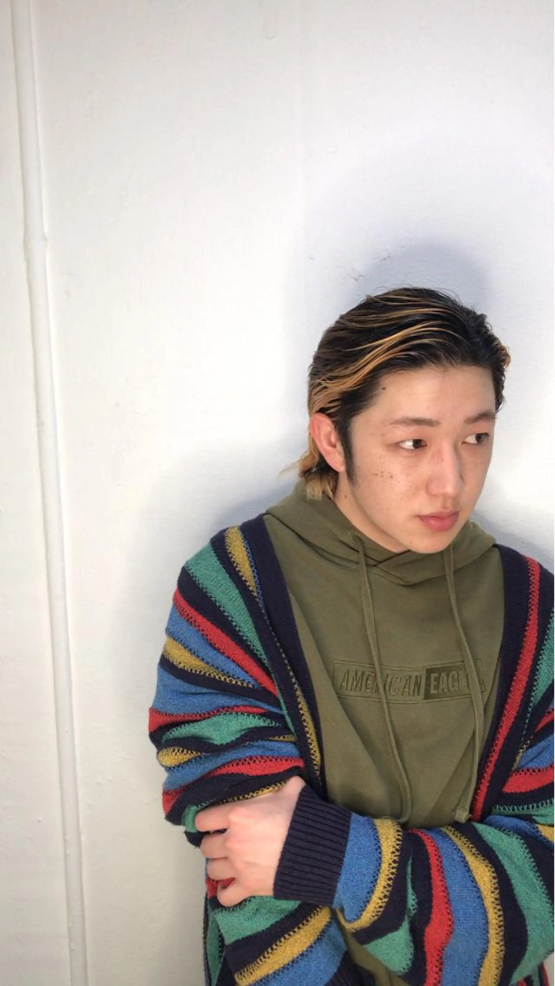 ショート カラー ヘアアレンジ メンズ 🧸ミルクティー🧸 kousei🧸のヘアスタイル