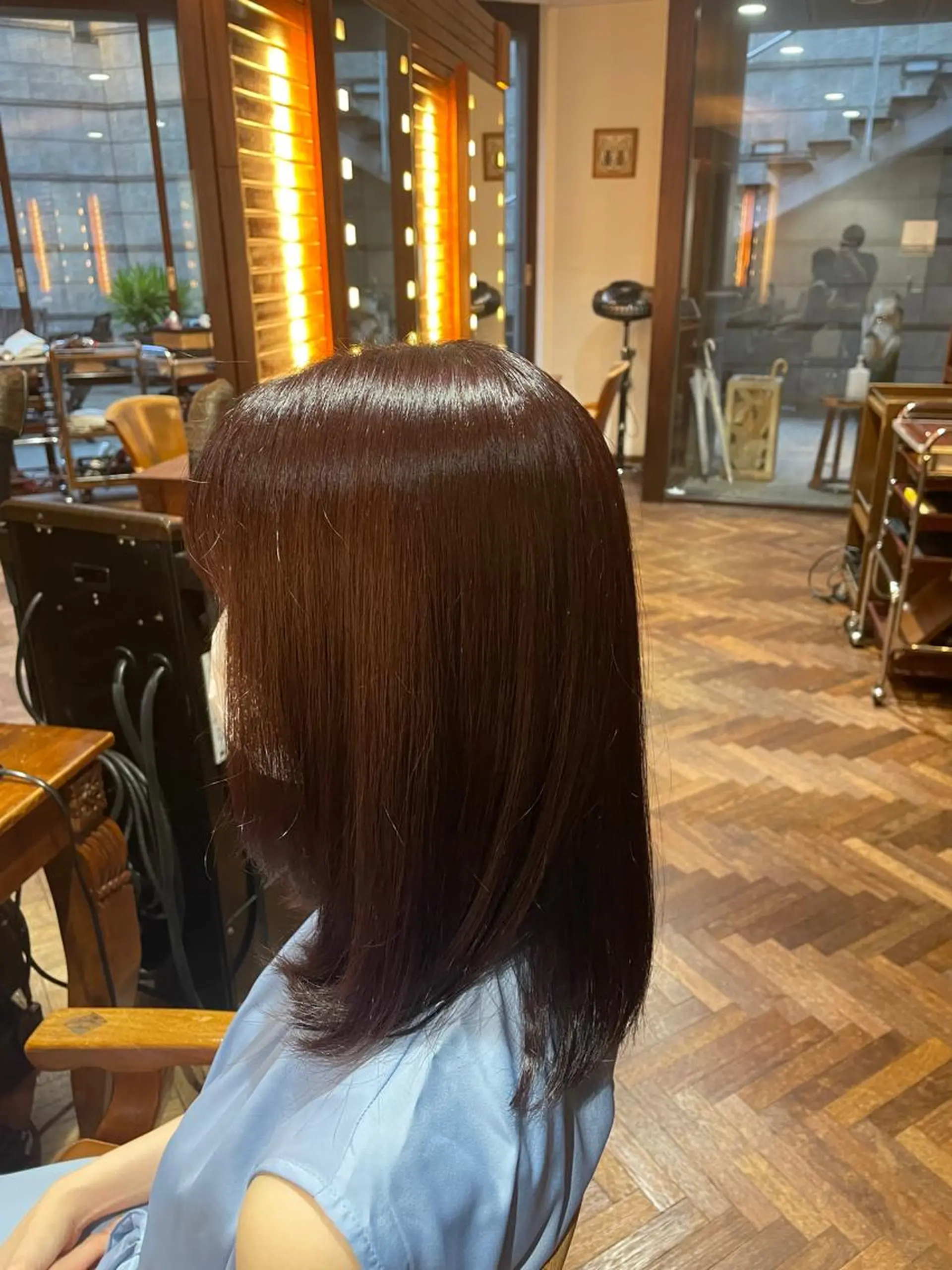 ミディアム stylist YUTOのヘアスタイル