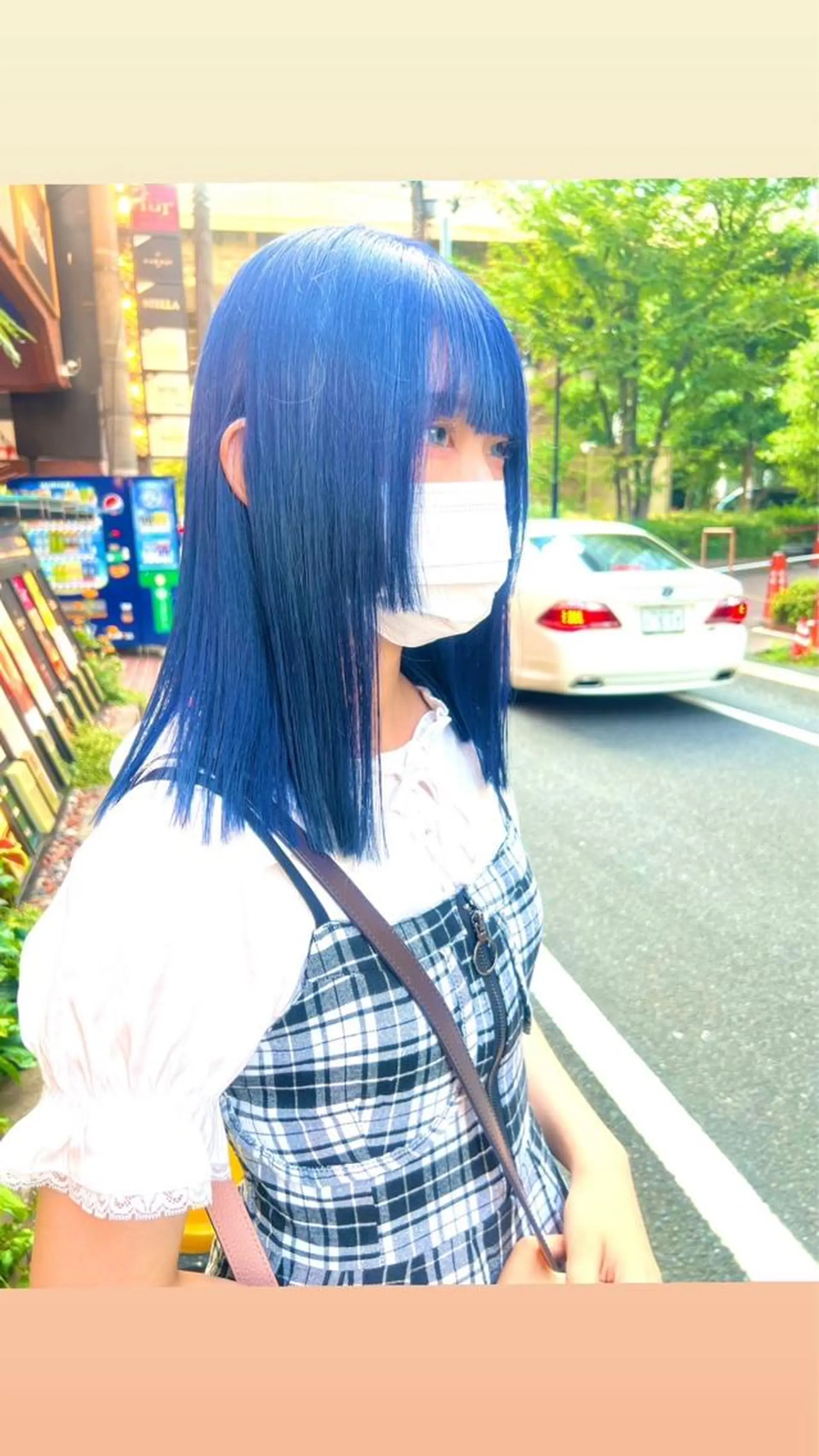 セミロング ヘアカラー トリートメント 心斎橋ヘアカラー ブリーチmarinaのヘアスタイル