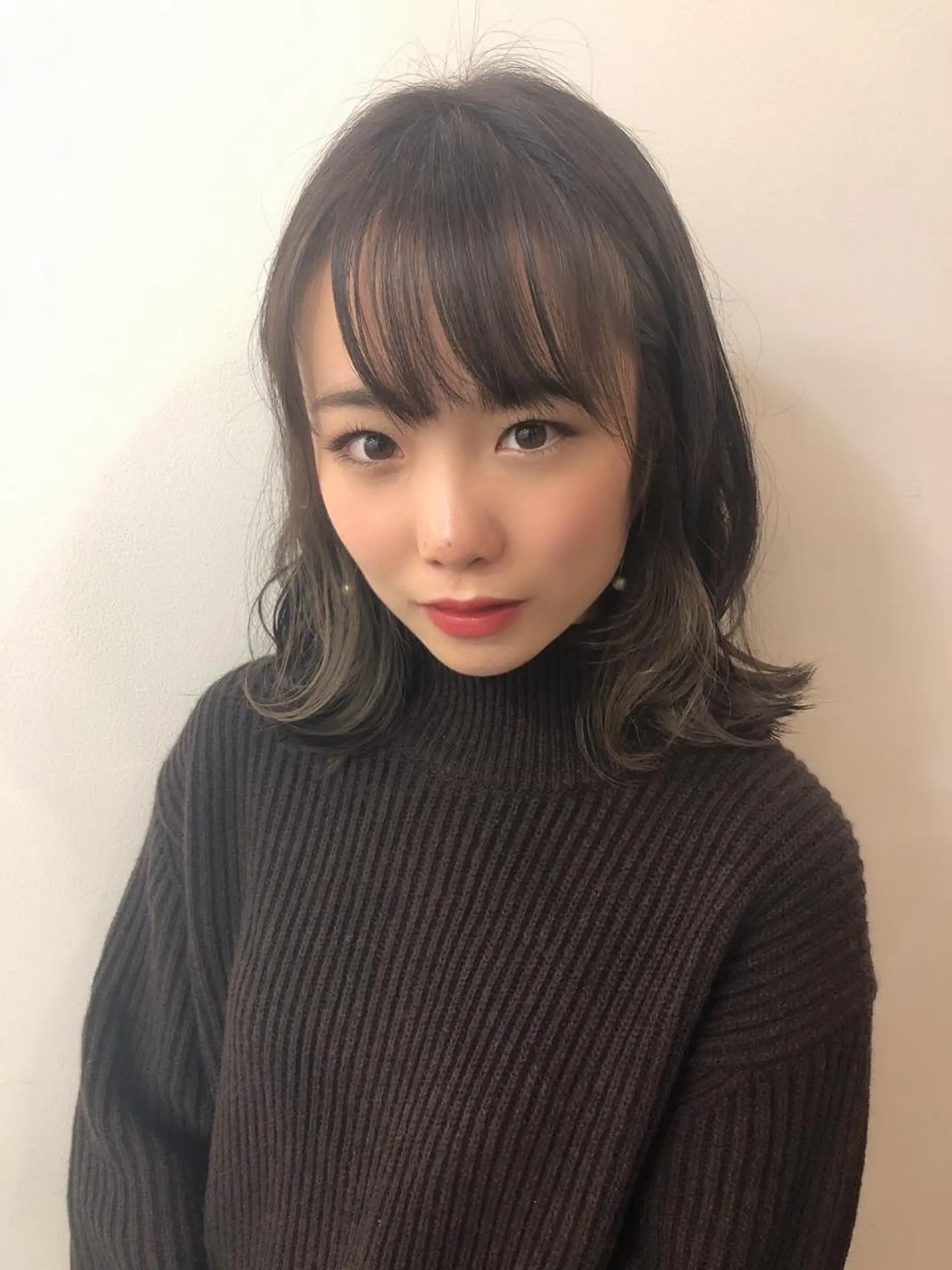 ミディアム カラー ツヤ美髪💐 髪質改善/高山愛来のヘアスタイル