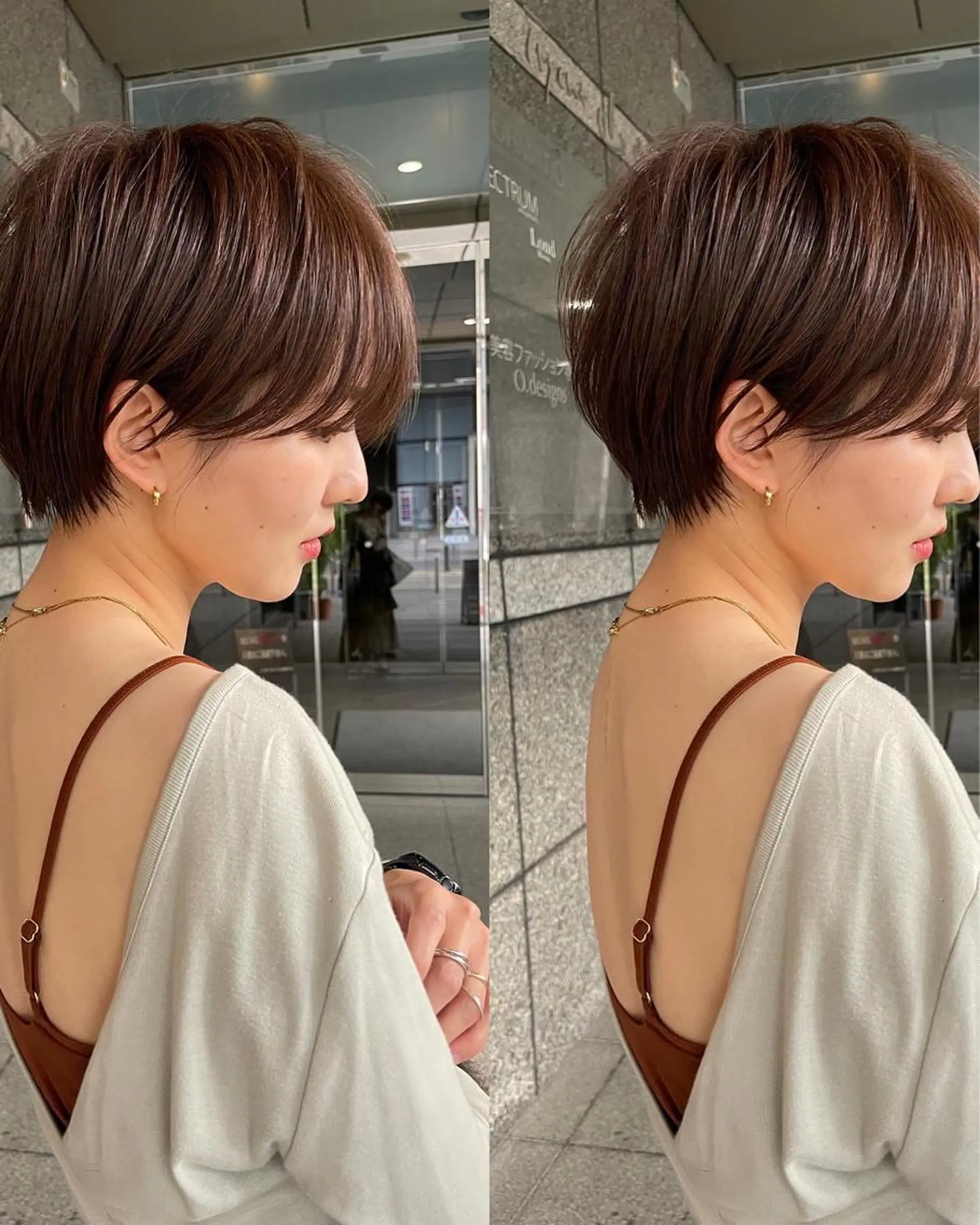 ショート カット ヘアカラー トリートメント ハイトーンヘア れおん🌙のヘアスタイル