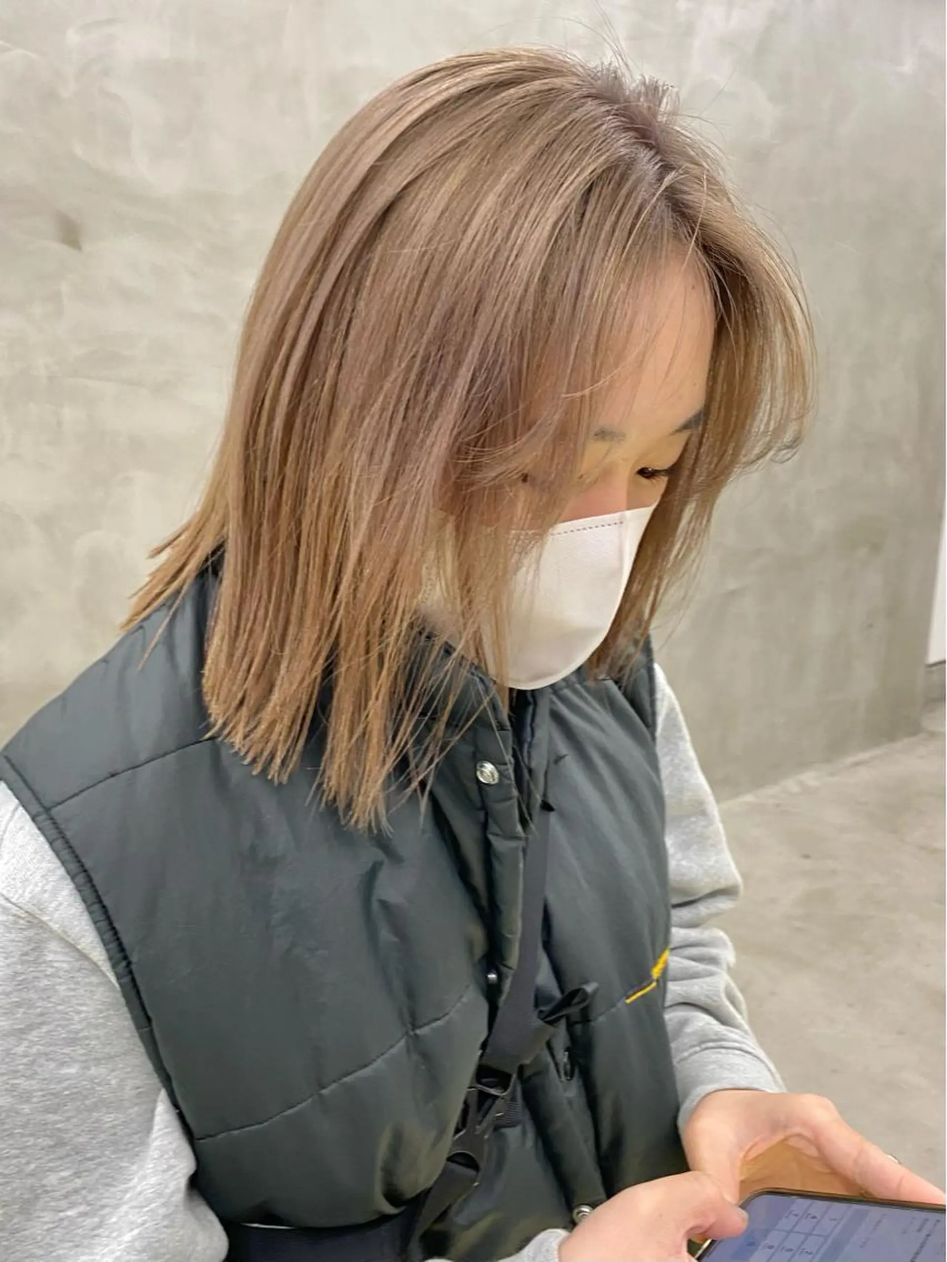 ミディアム カラー yiye 青山所属・無料カットモデル募集 🌱ひょうがのヘアスタイル