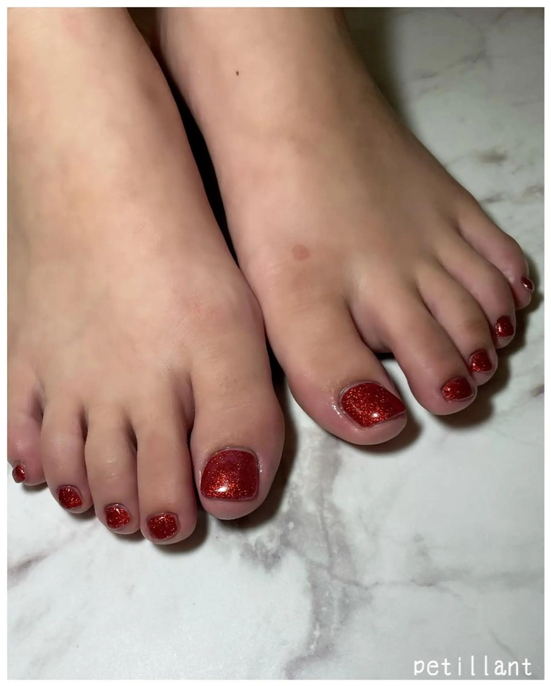 ネイル アートネイル 長さ出し フットネイル グラデーション グリーン petillant所属・nail salon petillantのネイルデザイン