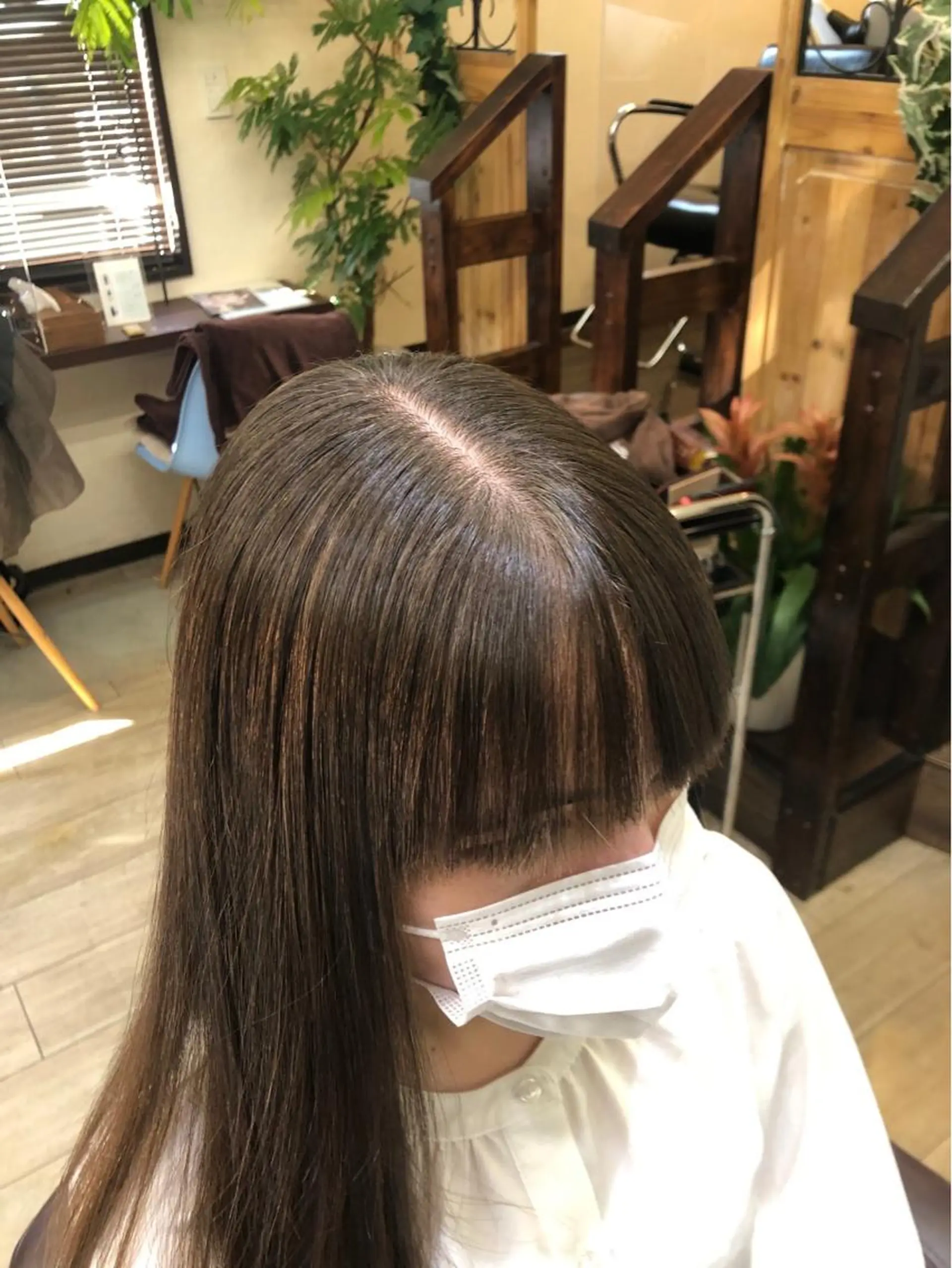 giraffe hair works所属・縮毛矯正モデル募集 新海淳子のヘアスタイル