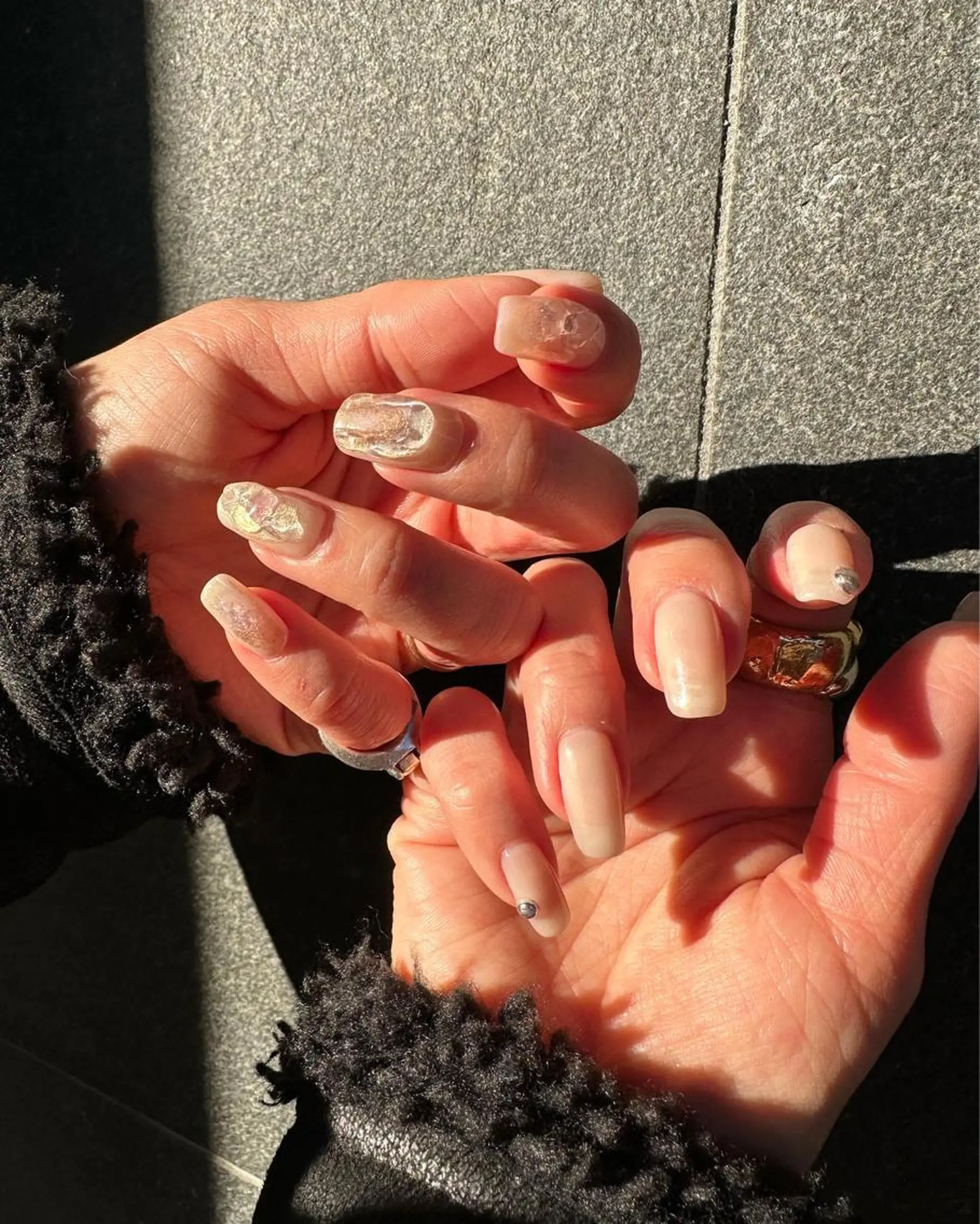 ネイル ハンドネイル フットネイル kiii.__ ✴︎*のネイルデザイン