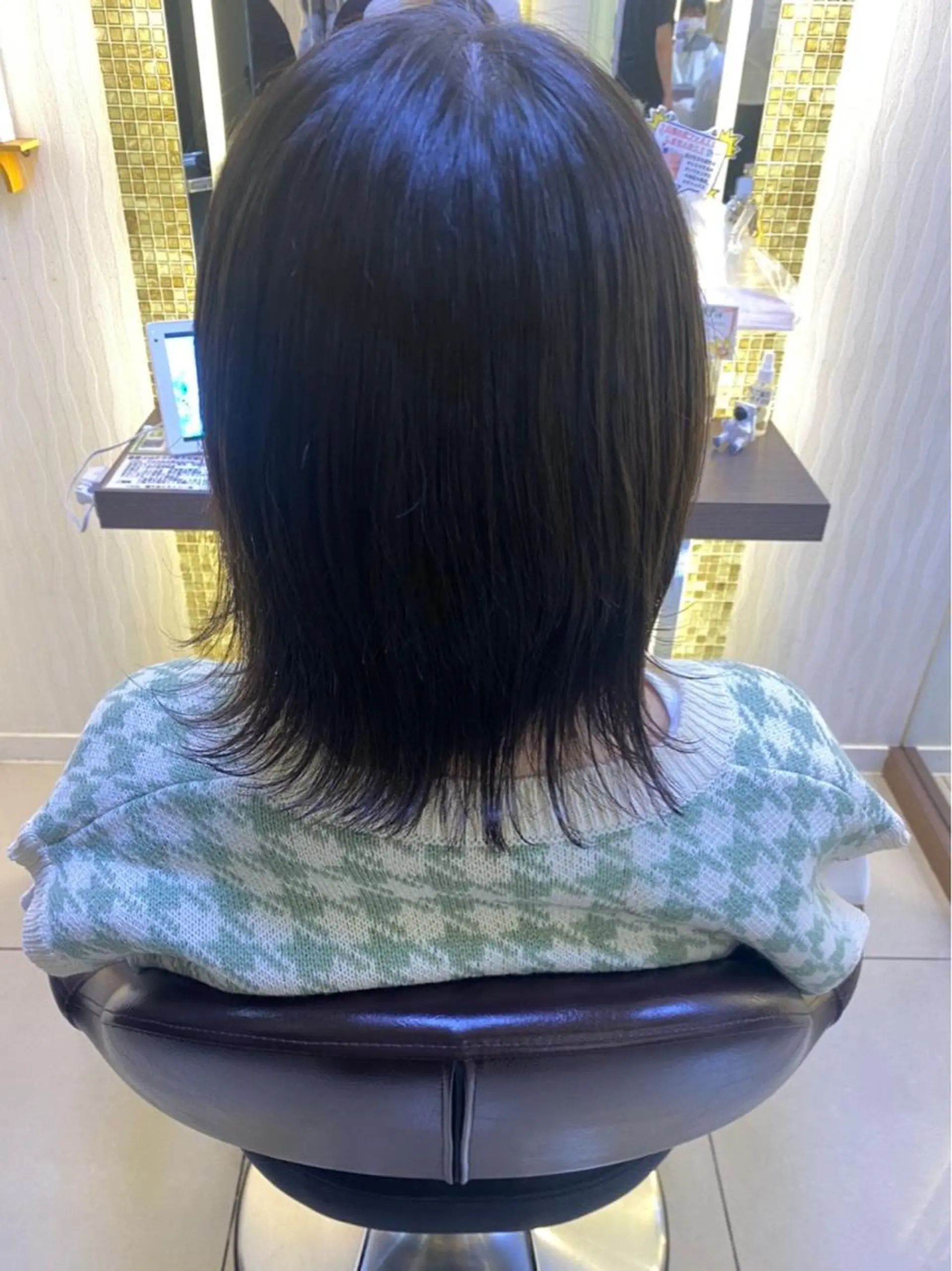 ミディアム カラー ボブ 外ハネヘア ✨垢抜け✨3Dカラー 山本美侑のヘアスタイル