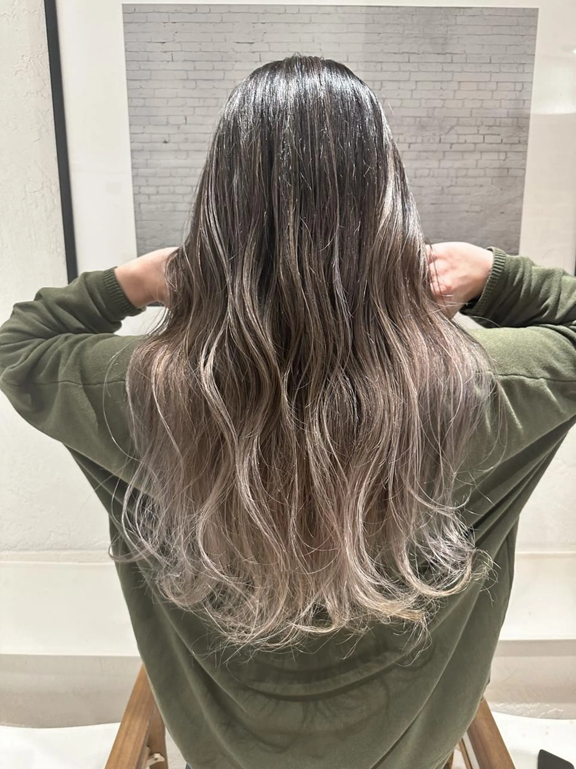 ロング ヘアカラー トリートメント 佐藤/本物志向の 髪質改善サロンのヘアスタイル