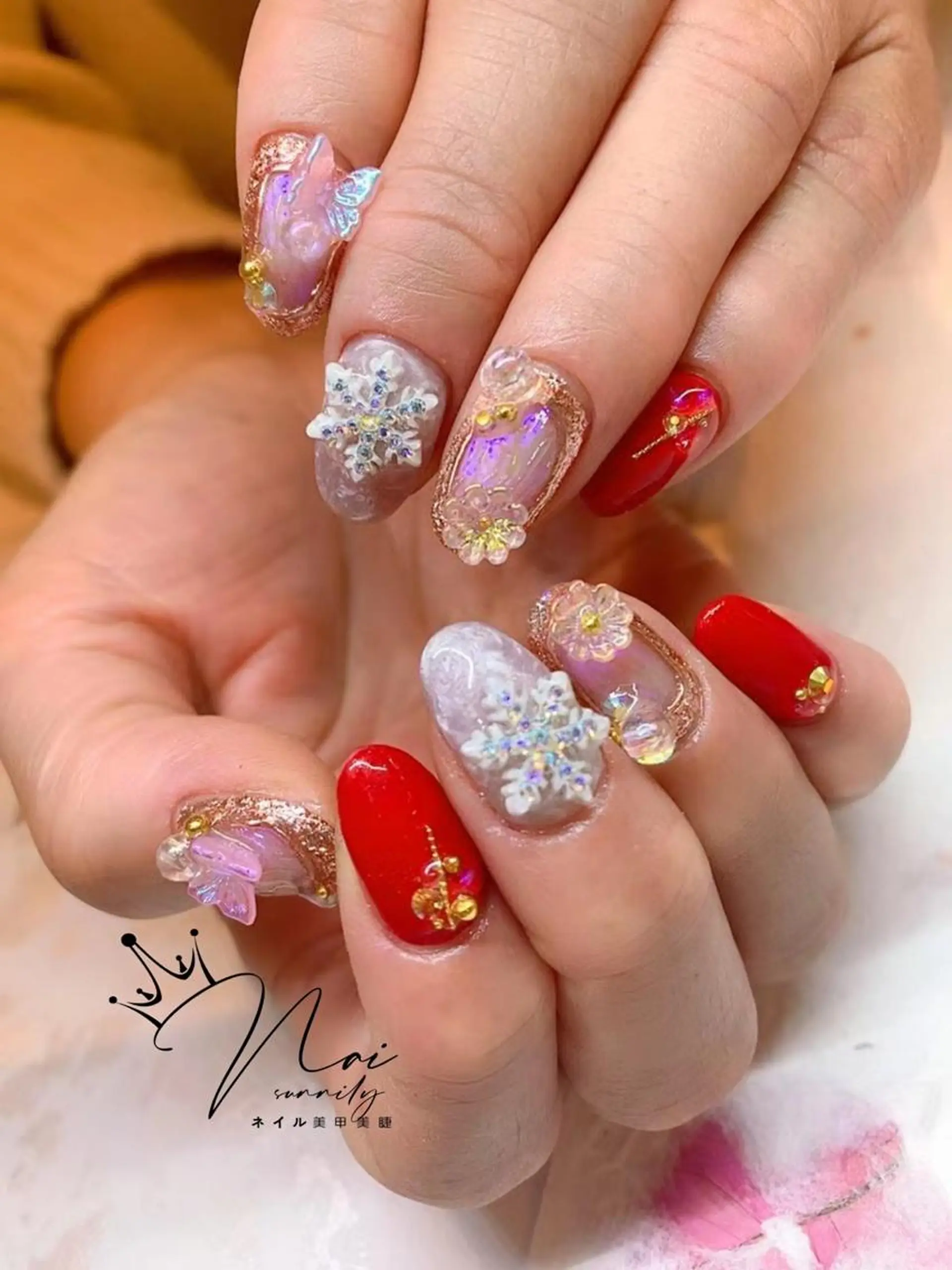 ネイル 長さだし専門店 M2　rikaのネイルデザイン