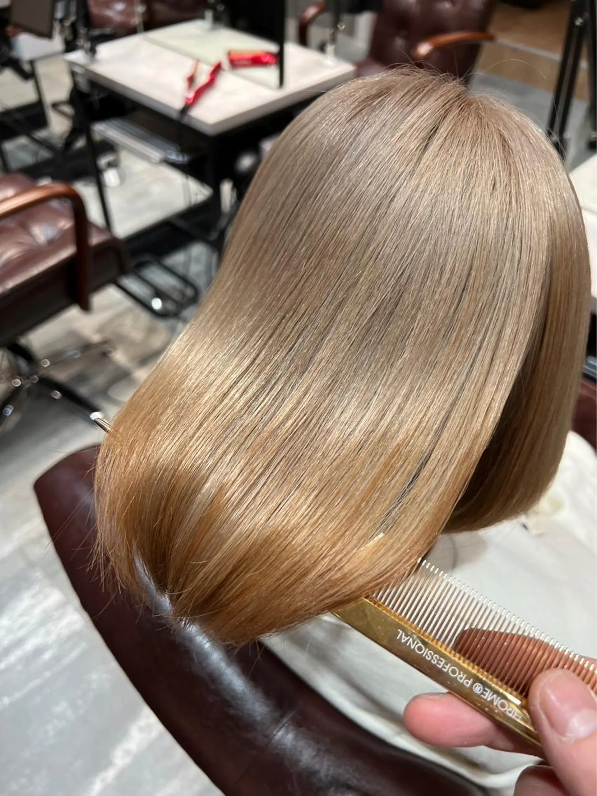 ロング 縮毛矯正 カット 縮毛矯正 トリートメント ✨髪を傷ませない✨ 吉田ひじりのヘアスタイル