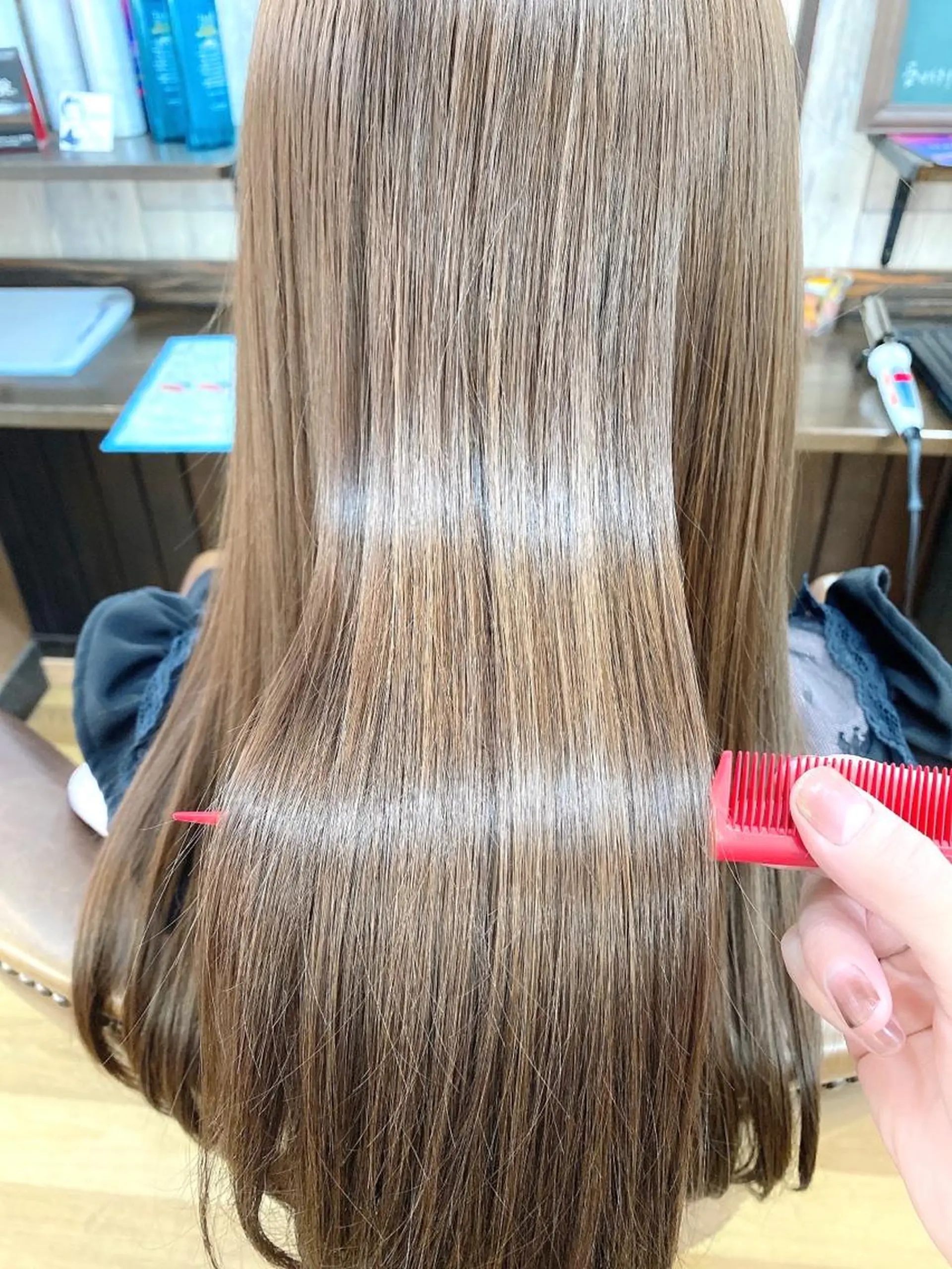 ロング カラー カット ヘアカラー トリートメント 小森 拓哉のヘアスタイル