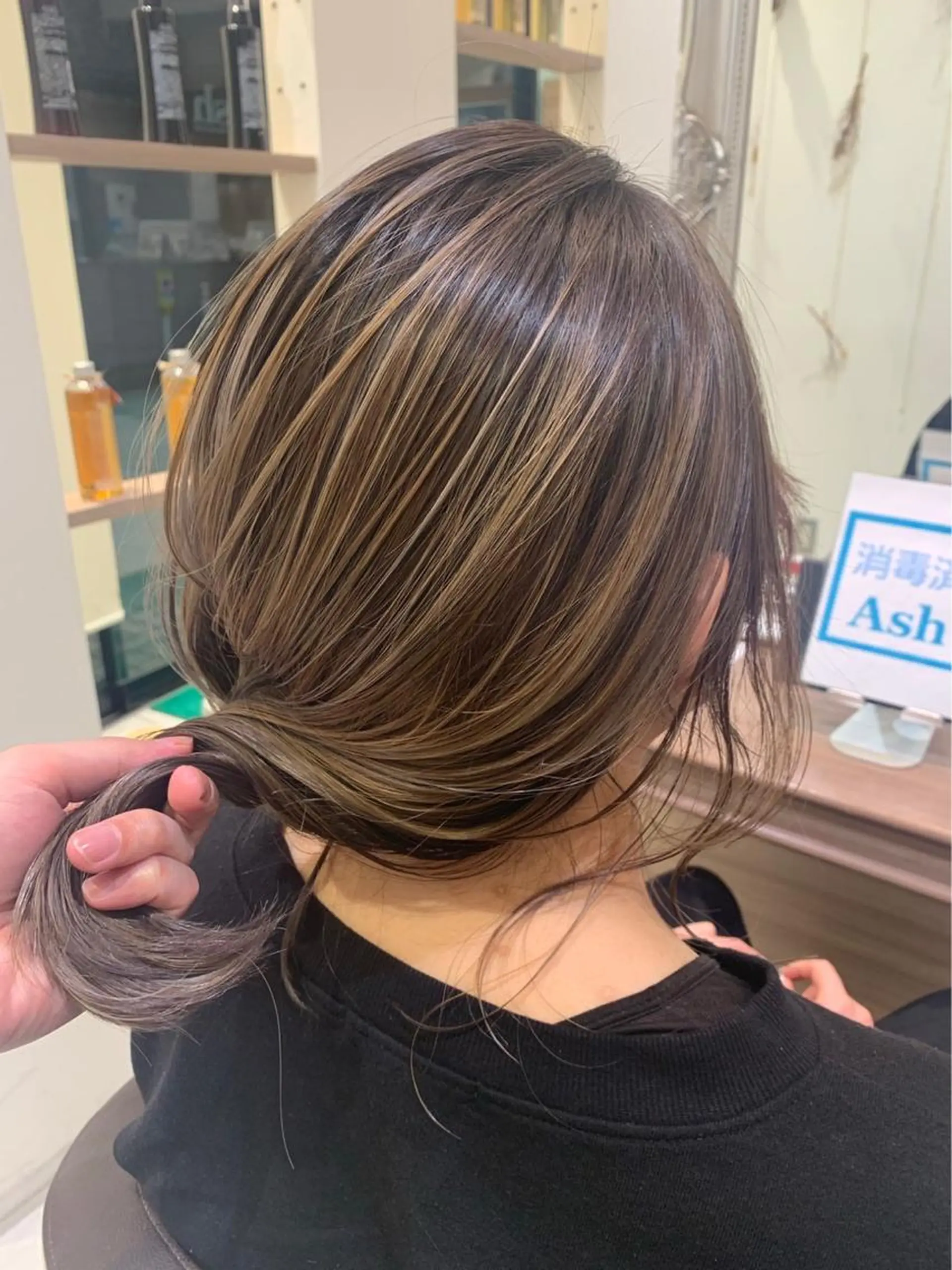 セミロング 店長 後藤剛のヘアスタイル