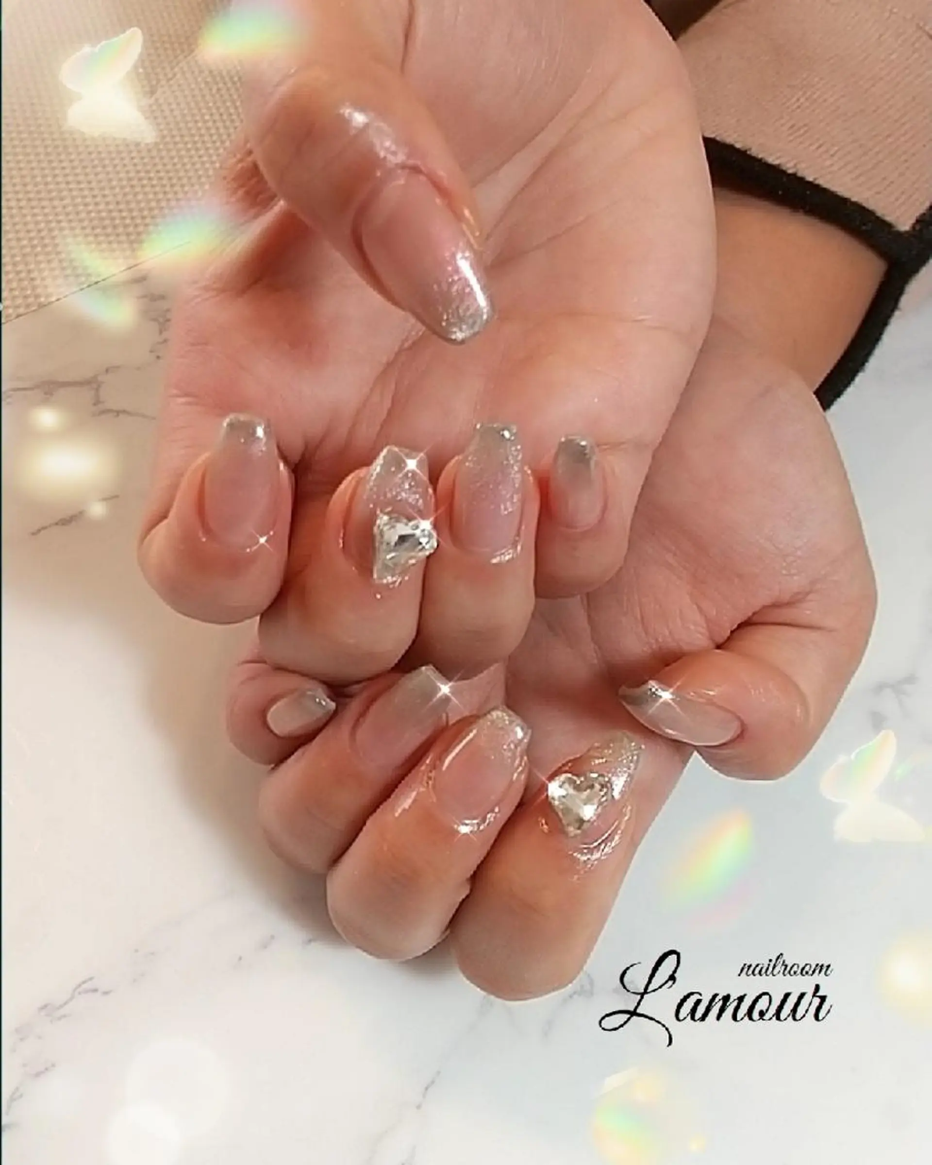 ネイル シンプルネイル L'amour 吹田市のネイルデザイン