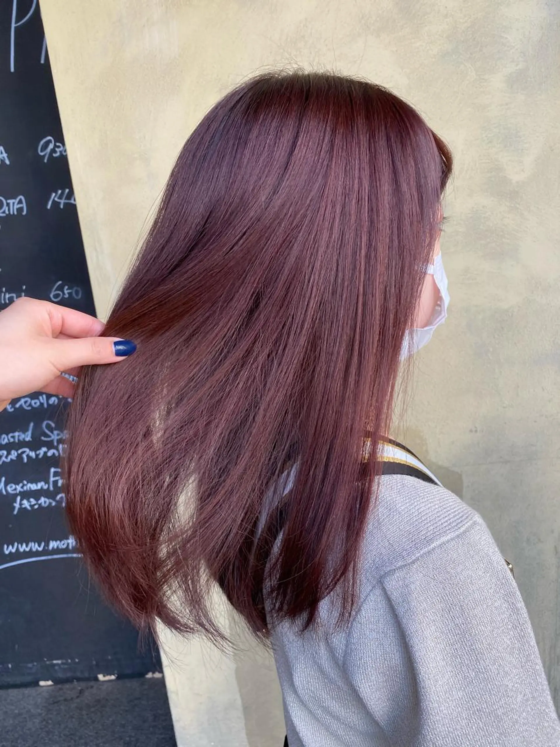 ロング カラー ヘアカラー トリートメント hina☺︎ 髪質改善/ストレートのヘアスタイル