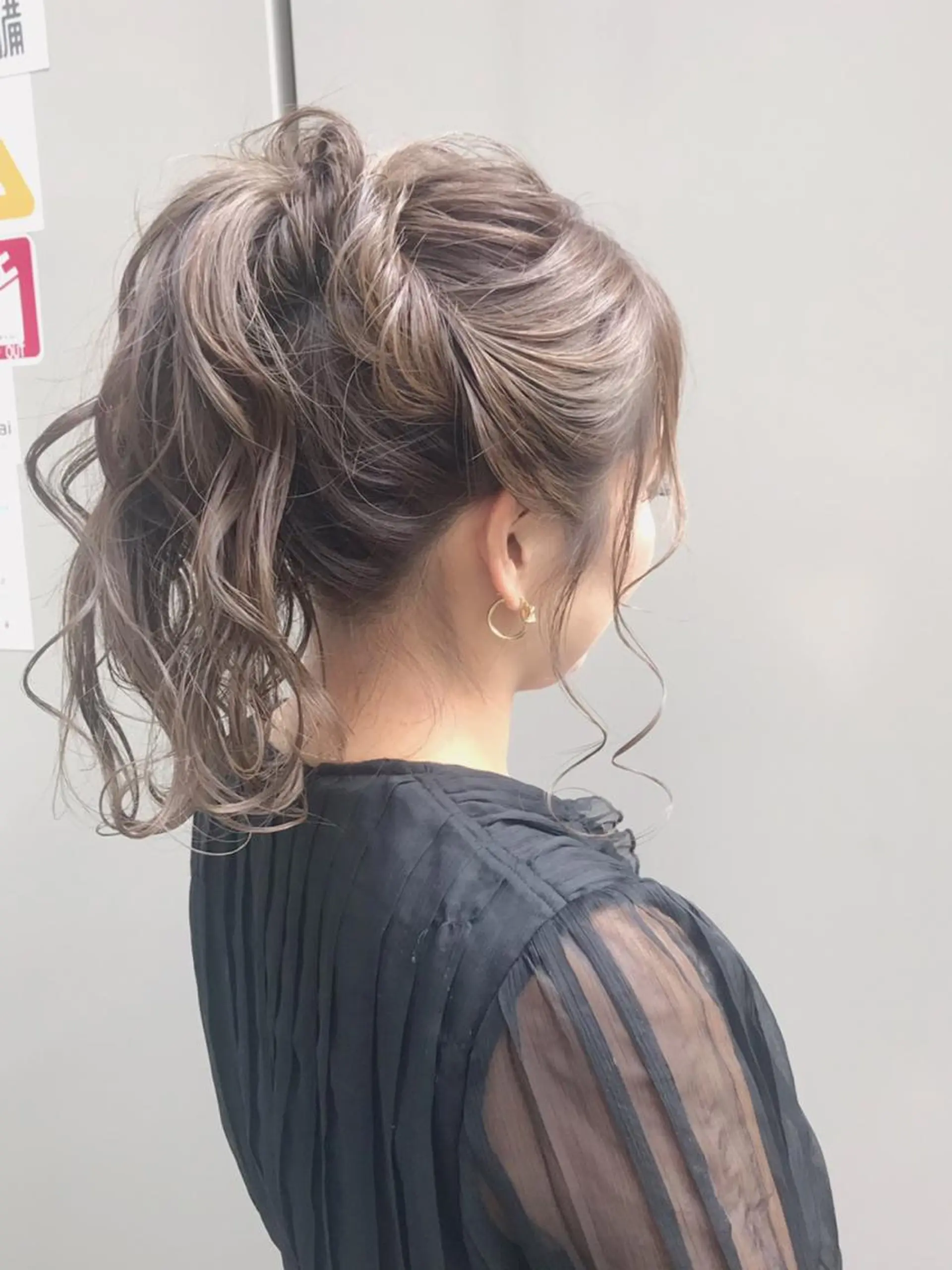 セミロング ヘアアレンジ topstylist 芳賀みなみのヘアスタイル