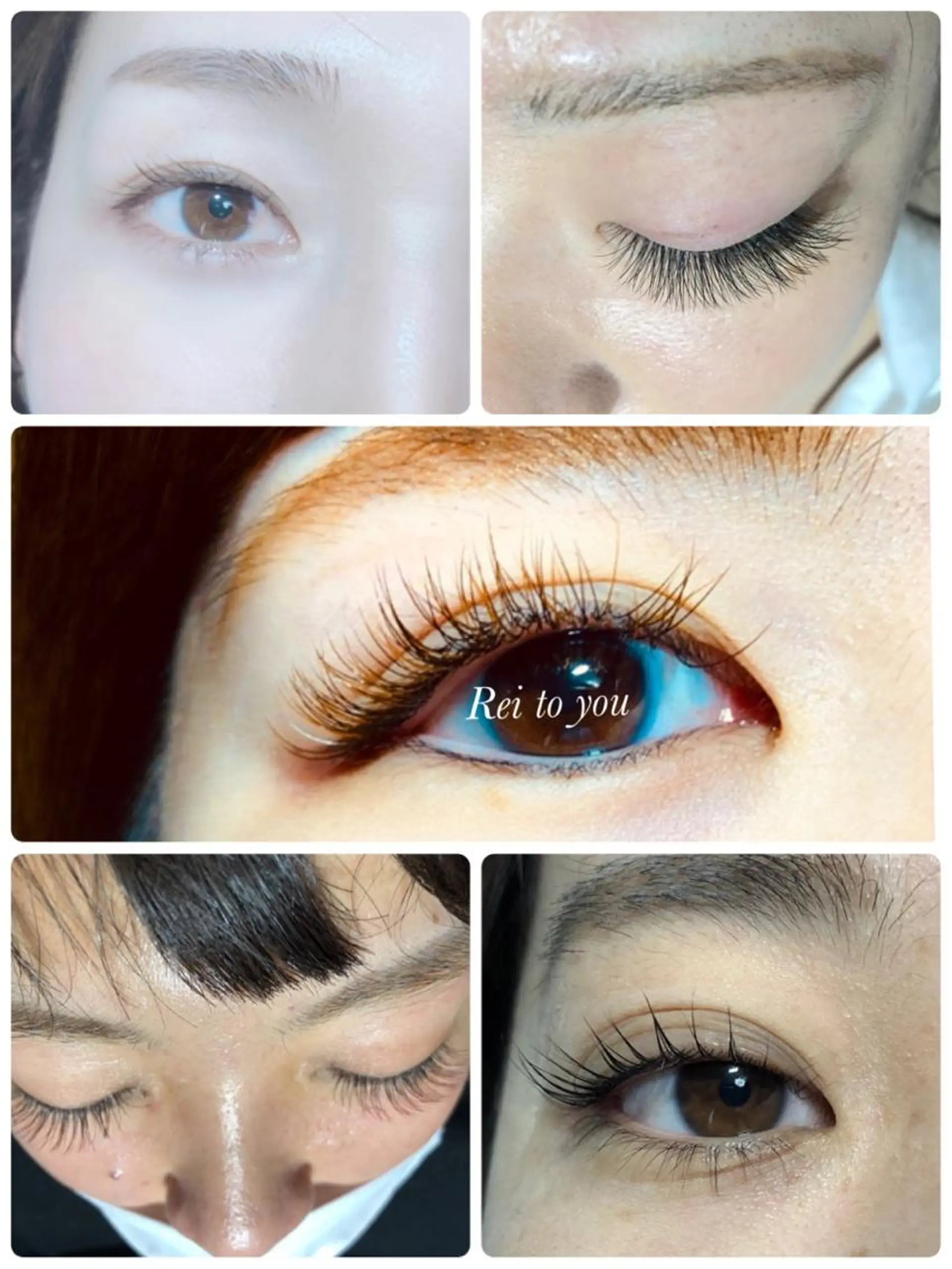 マツエク・マツパ 一重×まつ毛パーマ Rei to youのマツエク・マツパデザイン