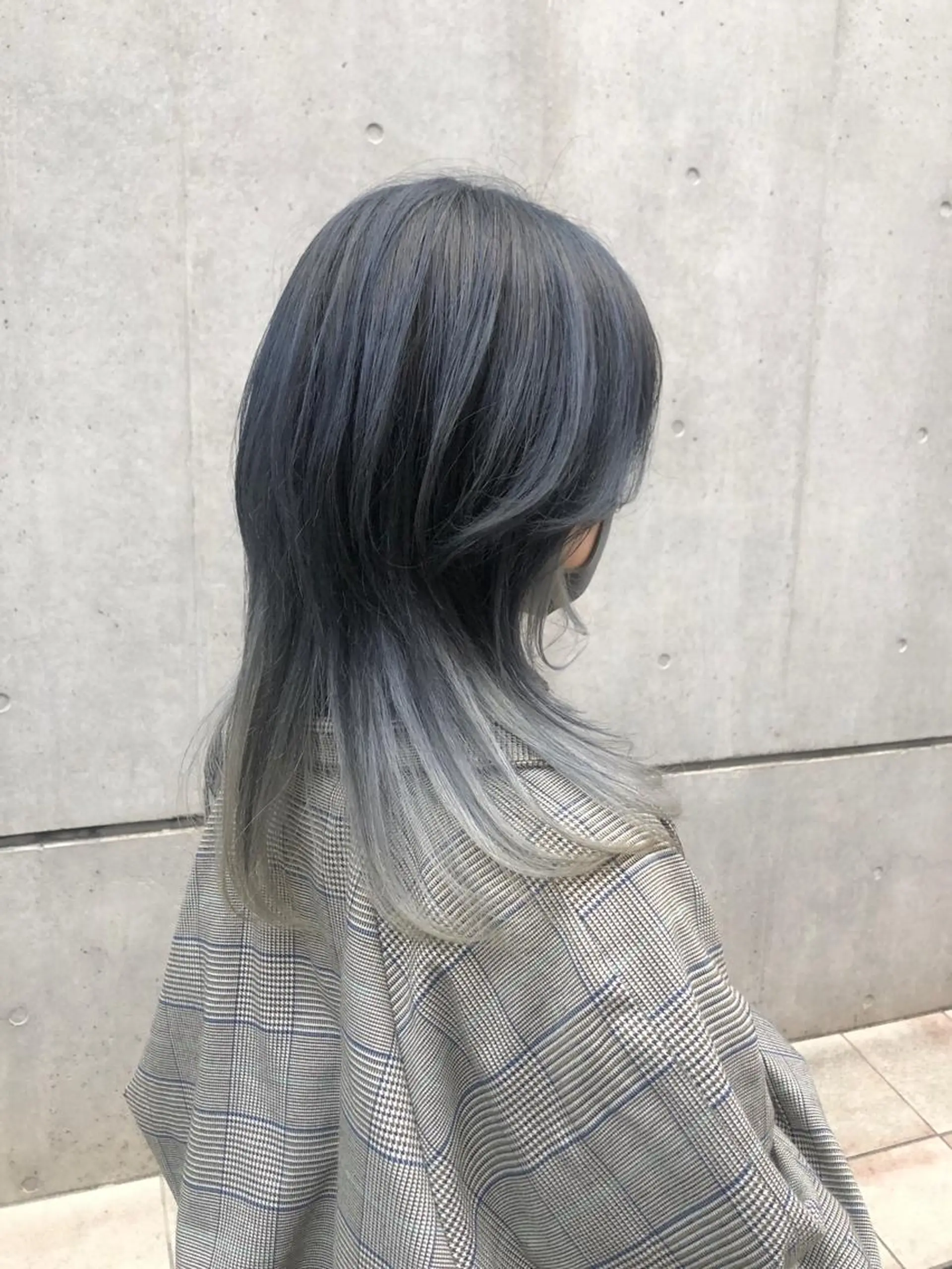 セミロング カラー hayaka todaのヘアスタイル