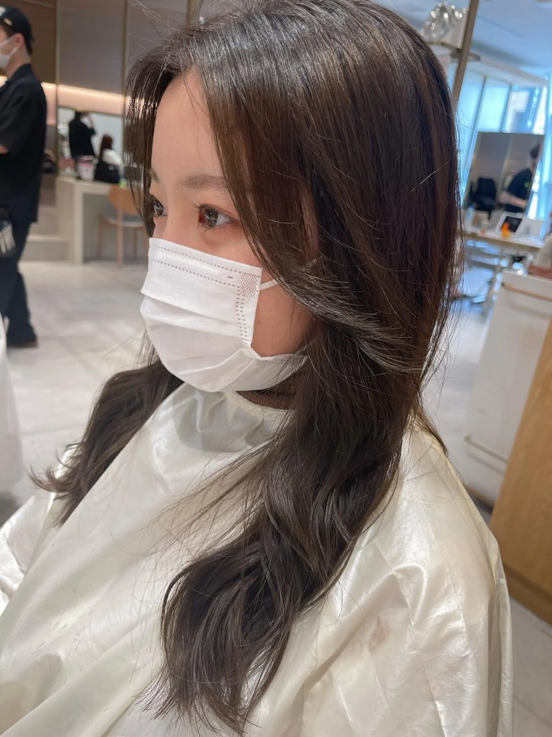 セミロング パーマ カット パーマ トリートメント ヘアセット レイヤーカット/ボブ /縮毛矯正✨大輝のヘアスタイル