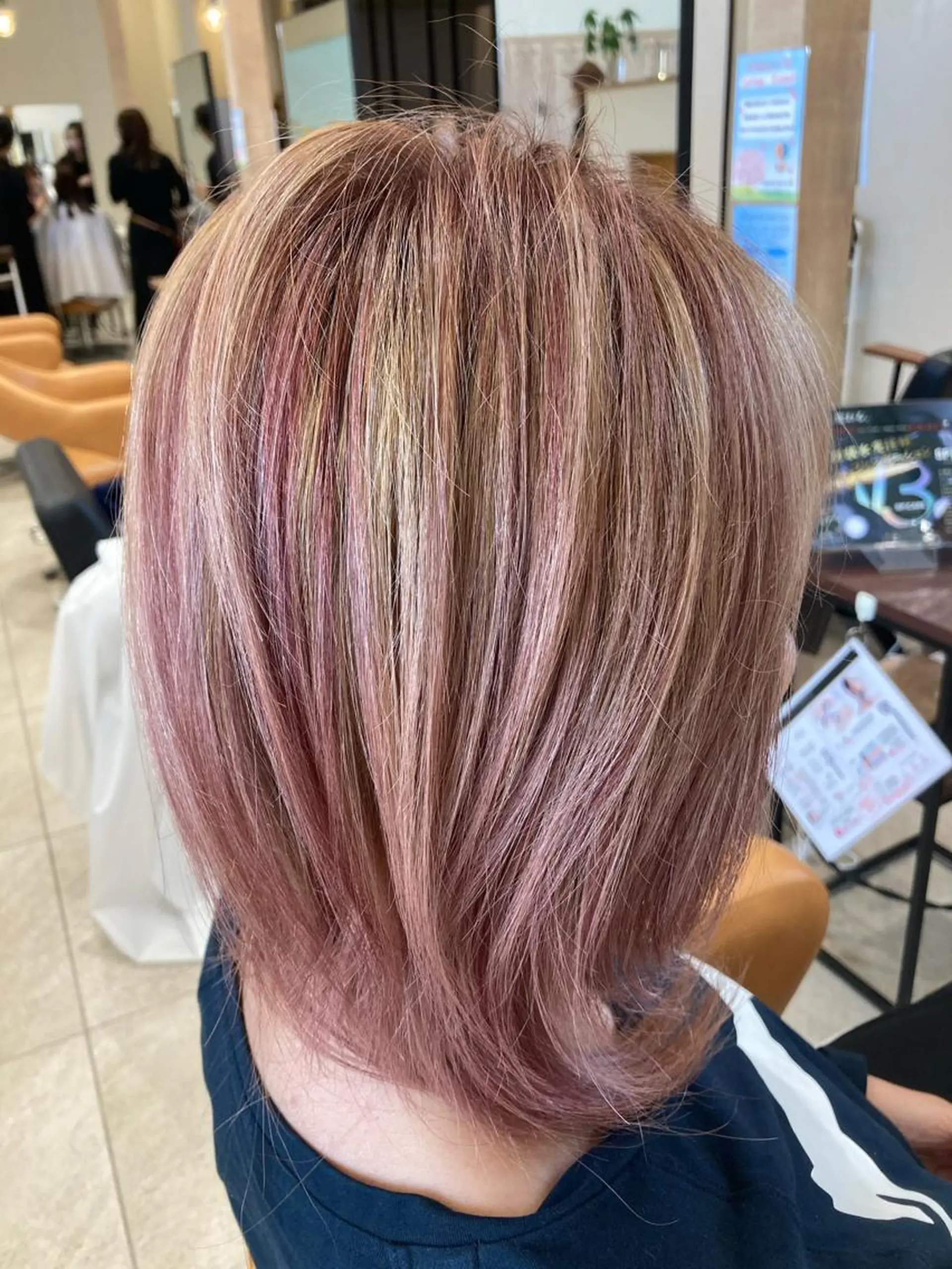 セミロング 落合孝臣/新潟駅南 /髪質改善のヘアスタイル