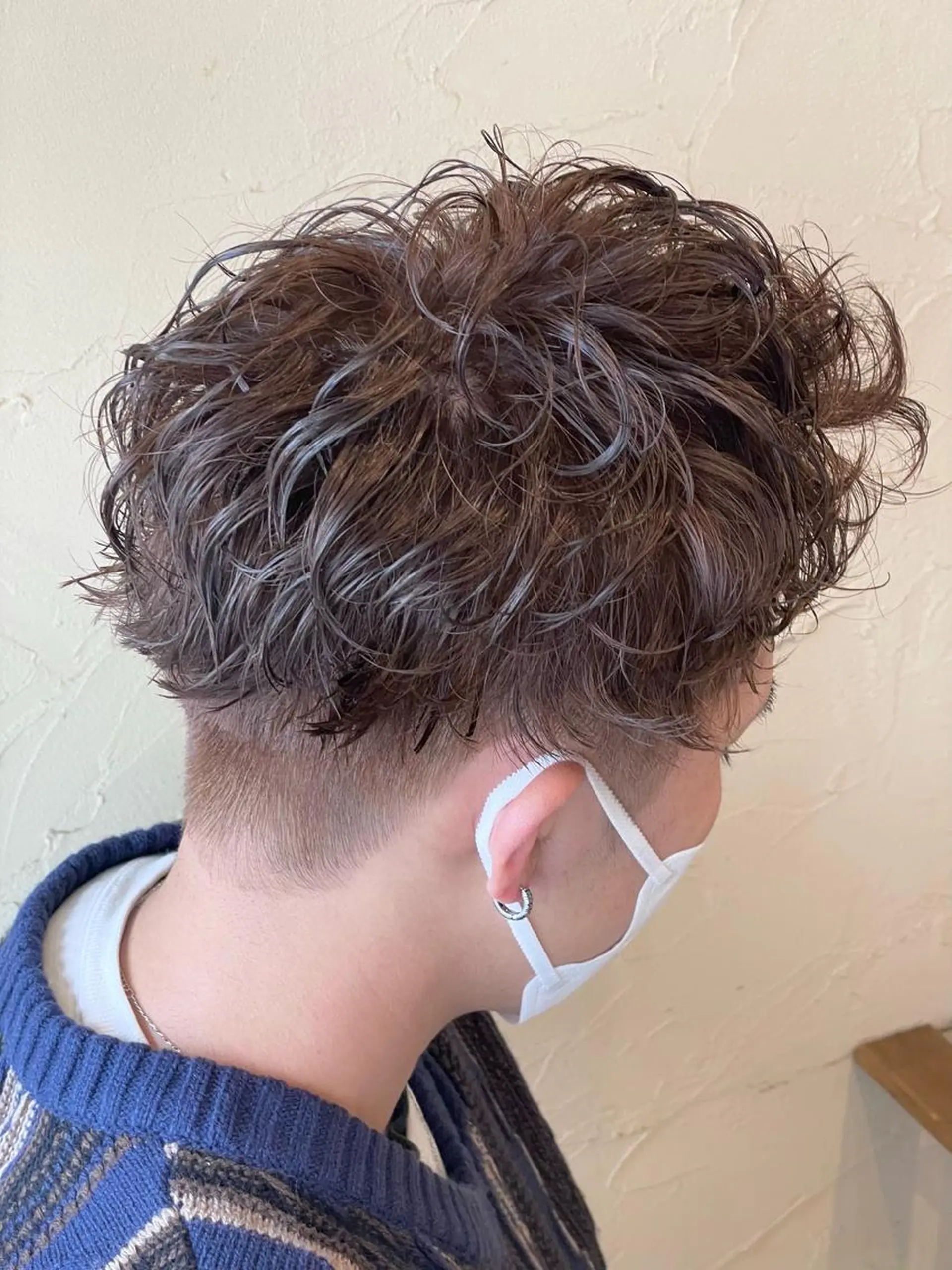 ショート カラー パーマ メンズ メンズパーマ カット パーマ メンズ特化/パーマ指 名No.1/百瀬太郎のヘアスタイル