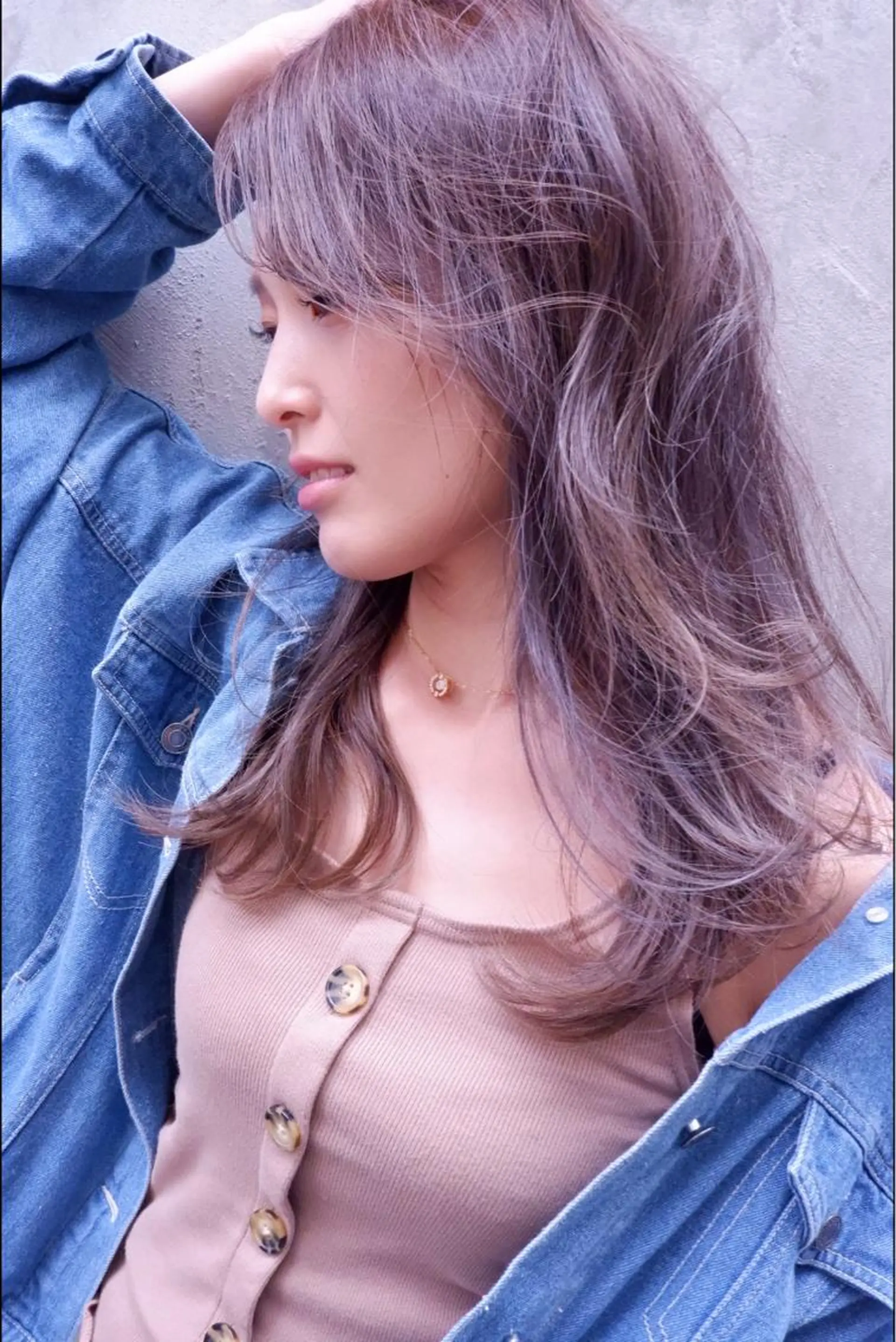 ロング カラー ブルーカラー グラデーションカラー ハイライトカラー ハイライト 横浜🍒ルーツカラー エクステ／RIEのヘアスタイル