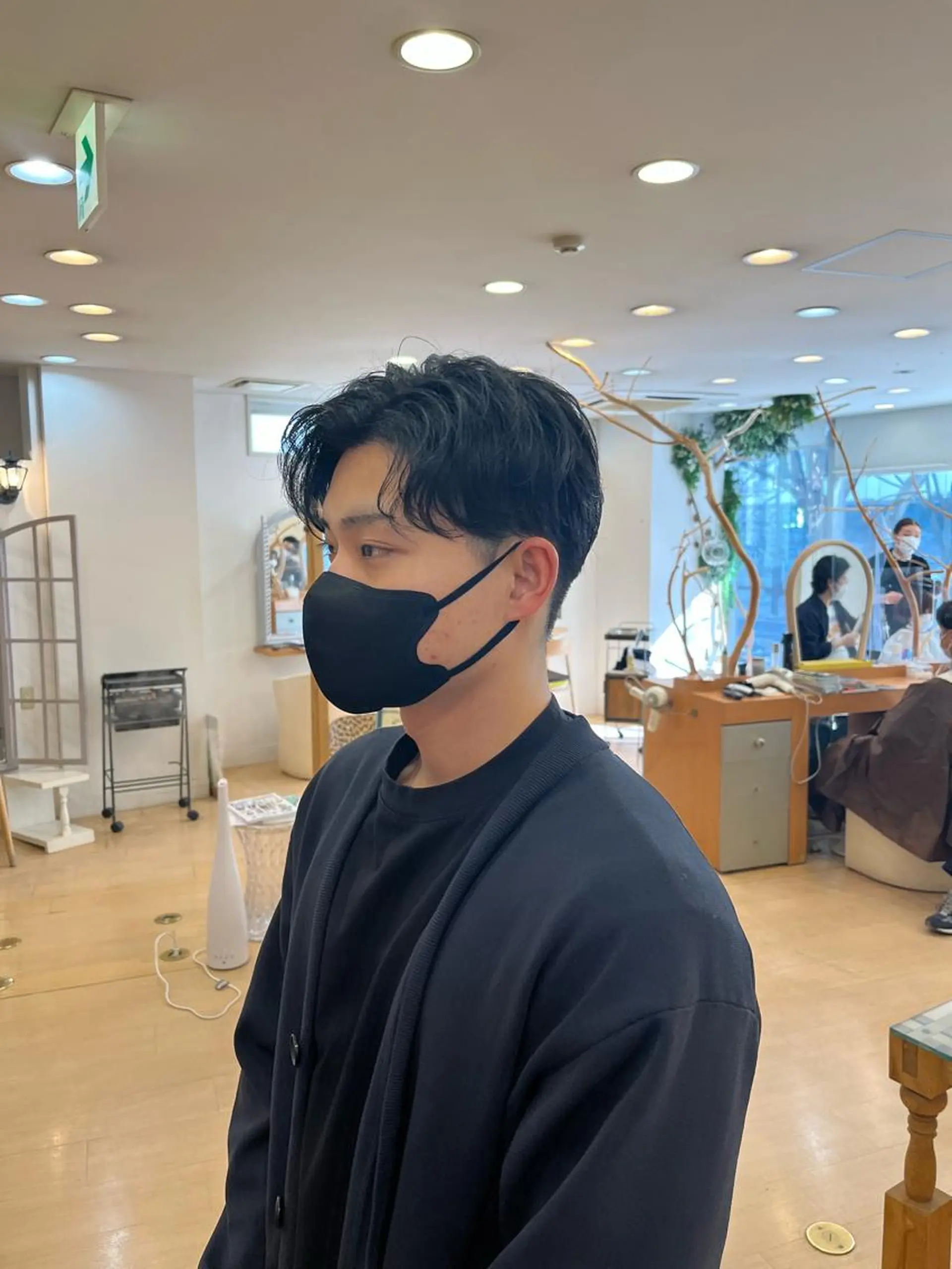 メンズ センターパート 💠つたふうか/ 韓国/メンズヘア💠のヘアスタイル