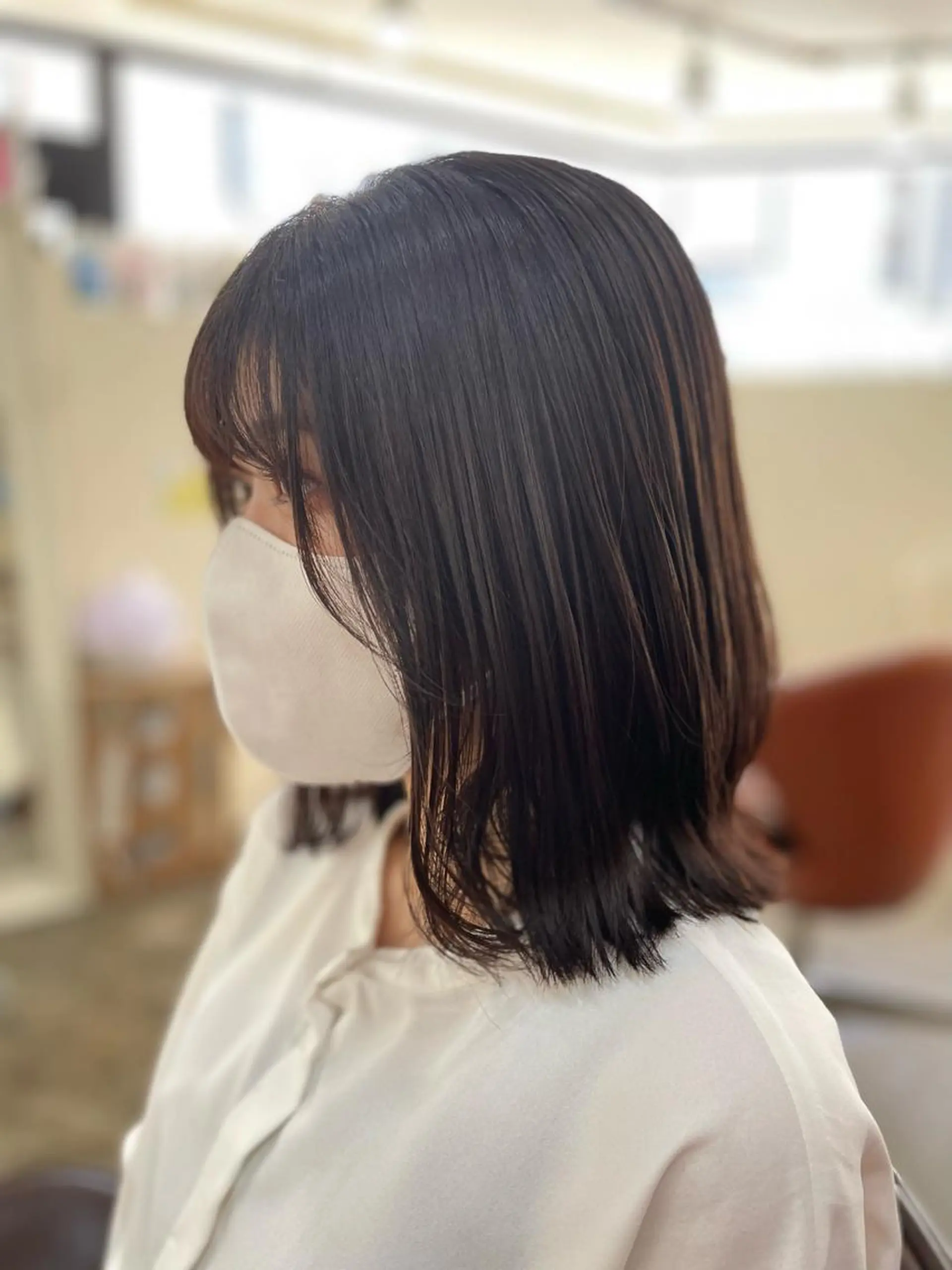 ミディアム ミディアムパーマ 縮毛矯正 クセ毛特化サロン うめのヘアスタイル