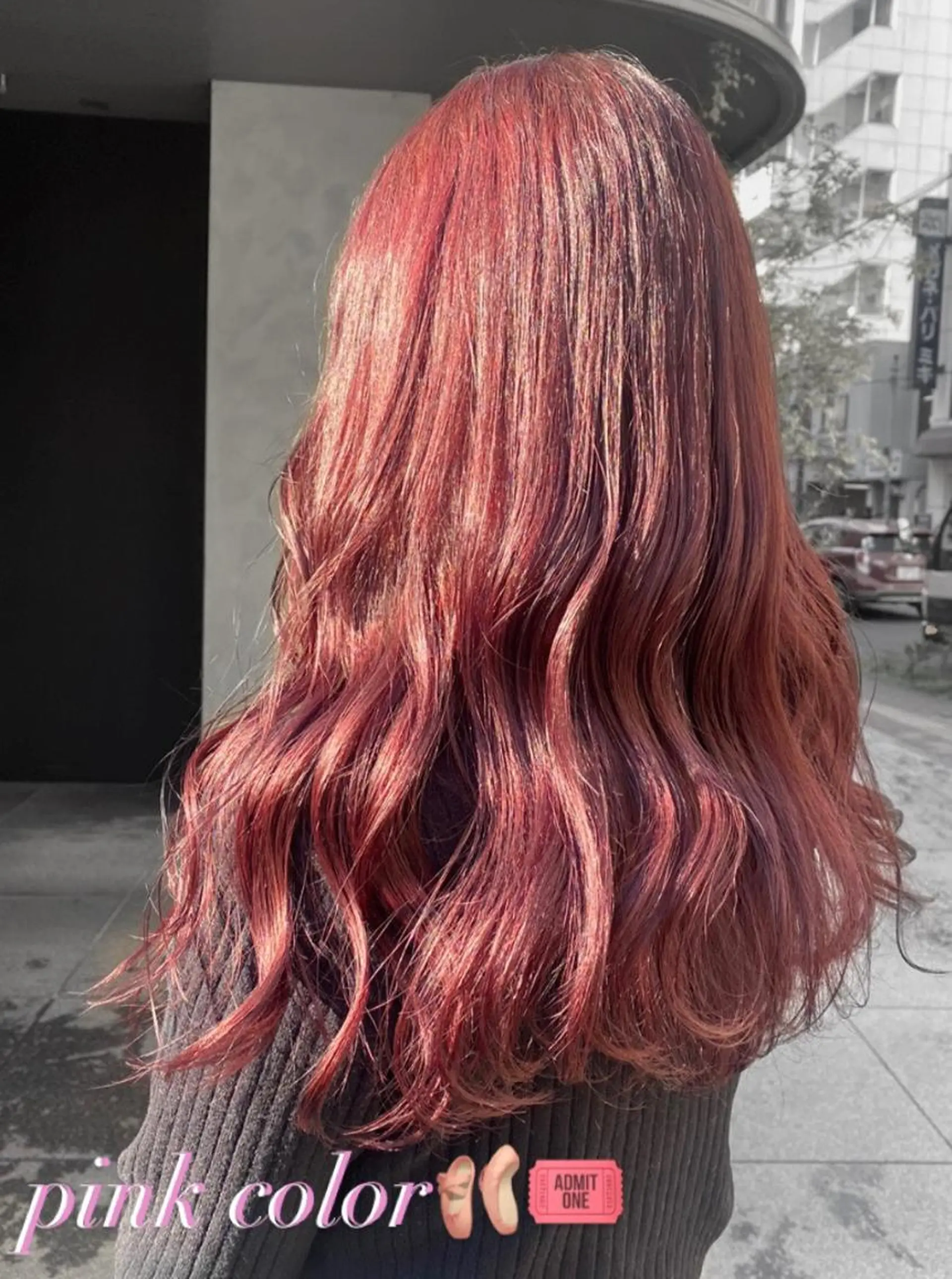 ロング カラー ブリーチ ピンクカラー ∴Sanae. ∴ トータルビューティーのネイルデザイン