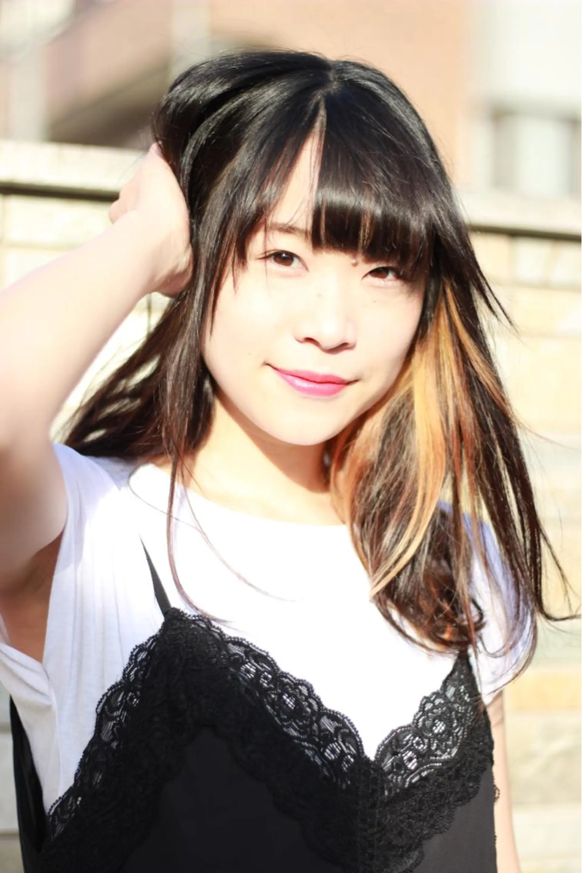 ロング 代表　清水稔也 オージュアソムリエのヘアスタイル