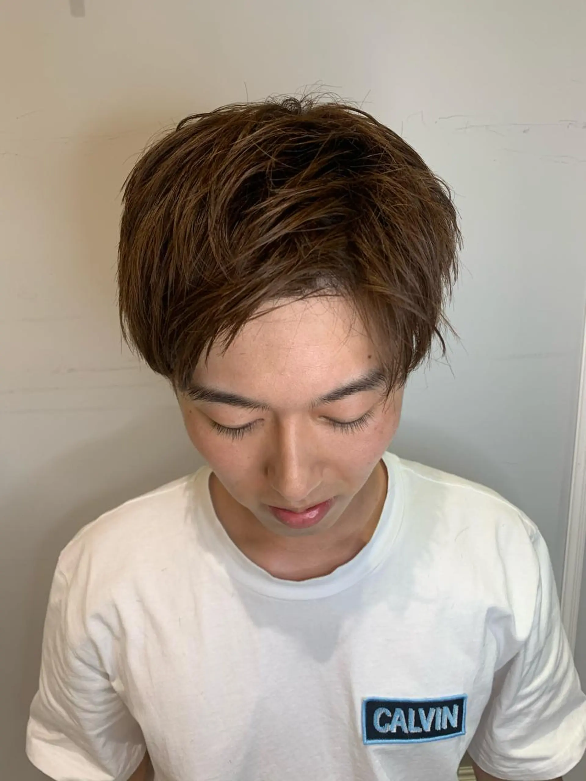 カラー メンズ メンズブリーチ ブリーチ ブリーチなしカラー カット ヘアカラー トリートメント 🦖鶴岡香純🦖 産休中のヘアスタイル