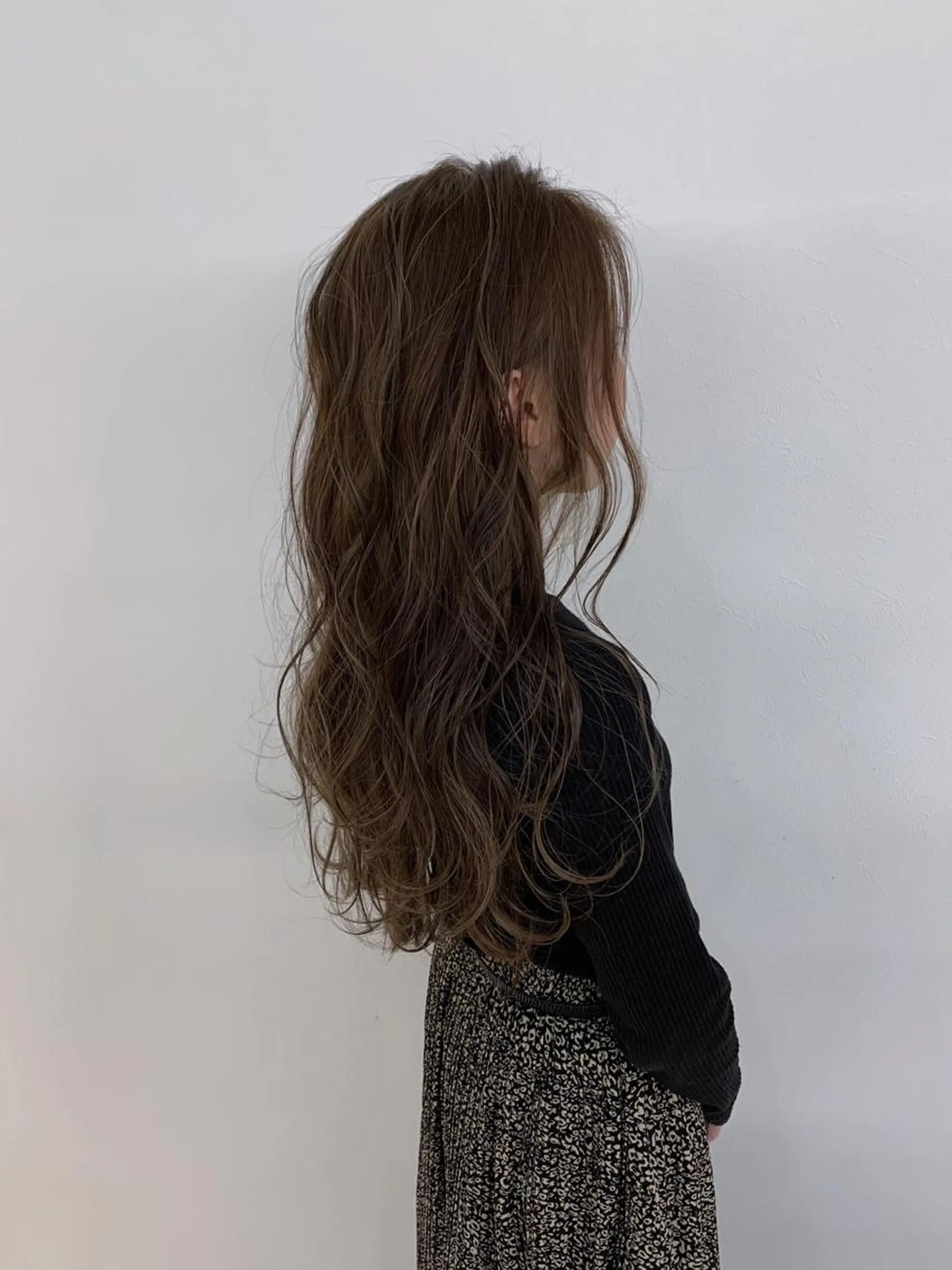 ロング カラー 髪質改善/韓国ヘア レイヤー/新宿/ロミのヘアスタイル