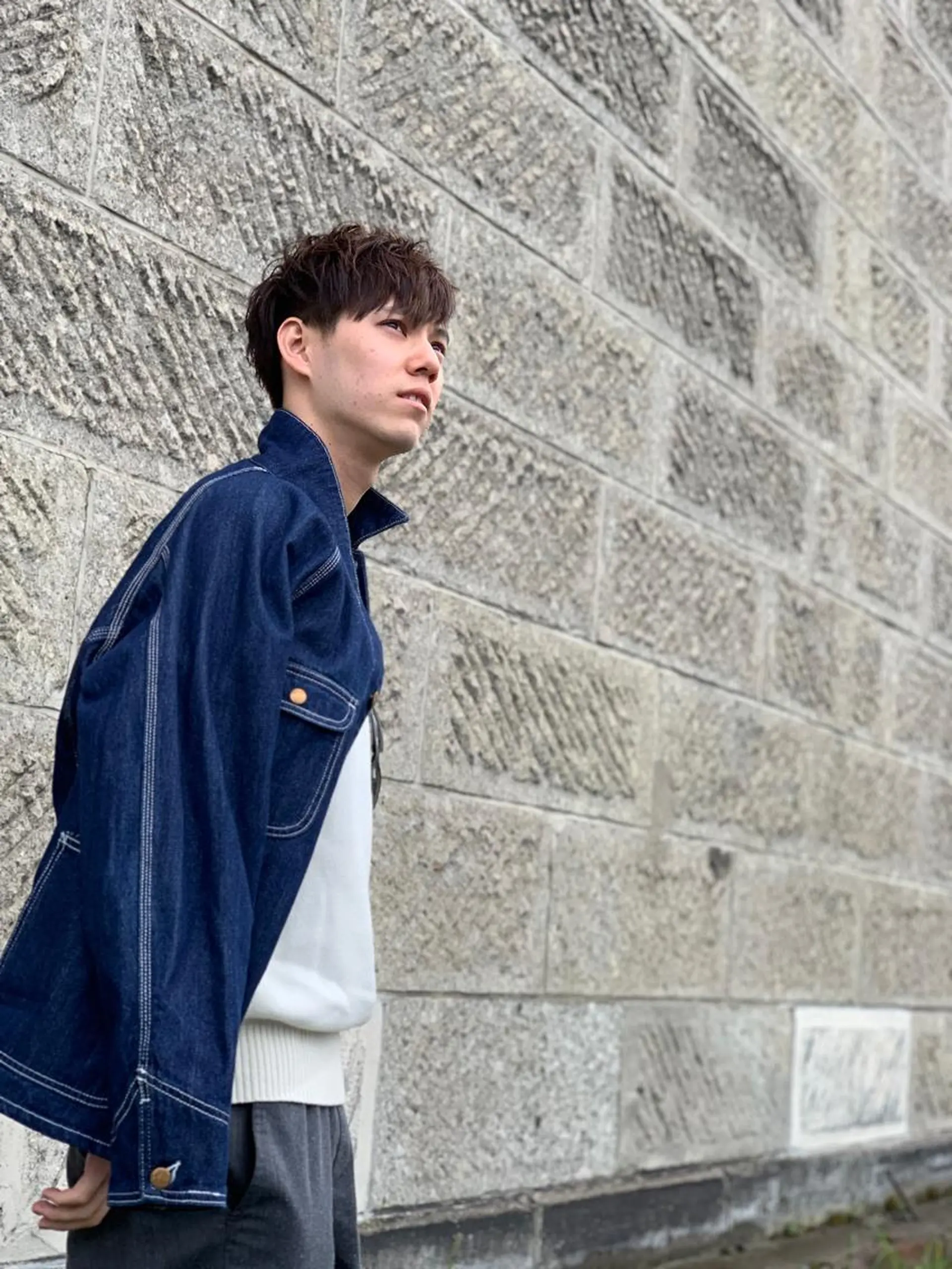 メンズ 上石神井メンズパーマ 飯田徹のヘアスタイル