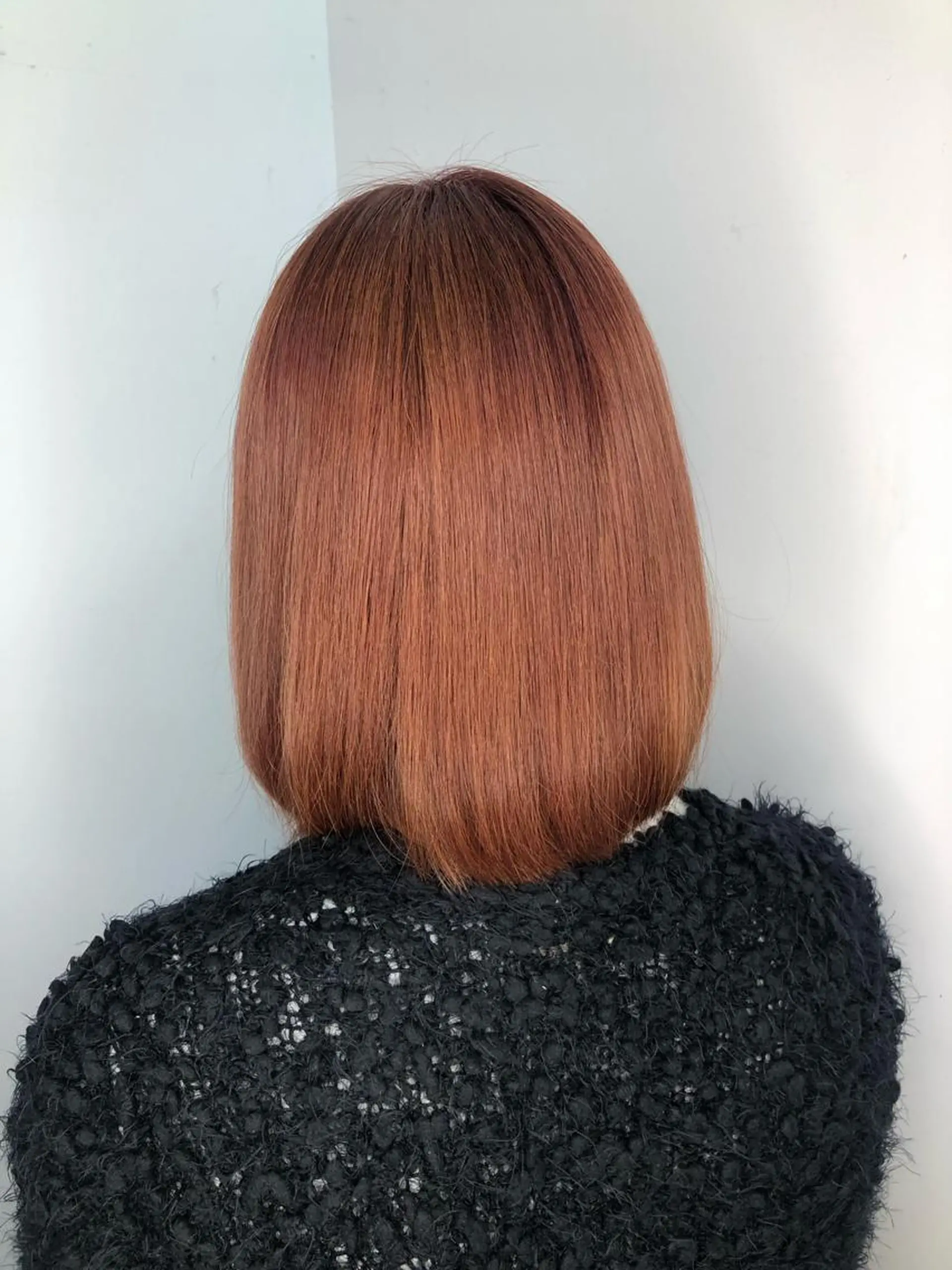 ミディアム カラー ブリーチ オレンジ 🤎ベージュカラー/ 髪質改善/山岸🤎のヘアスタイル