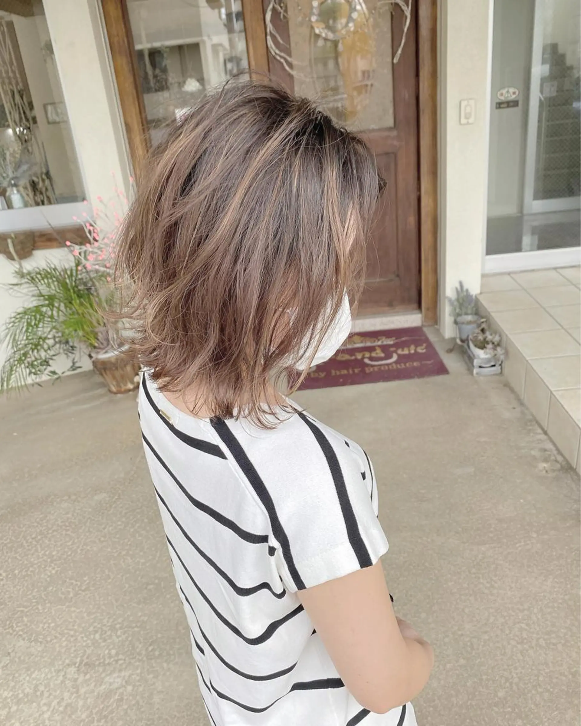 ミディアム カラー イルミナカラー カット ヘアカラー grand juteのヘアスタイル