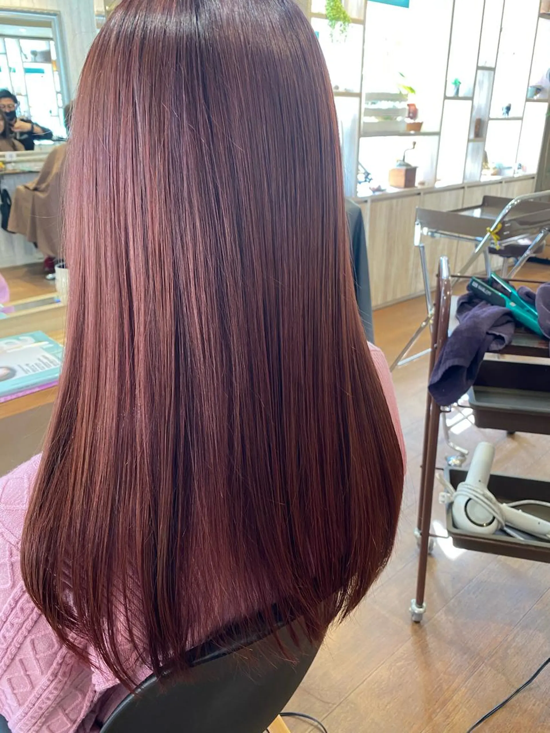 ロング カラー 三瓶 龍皇のヘアスタイル