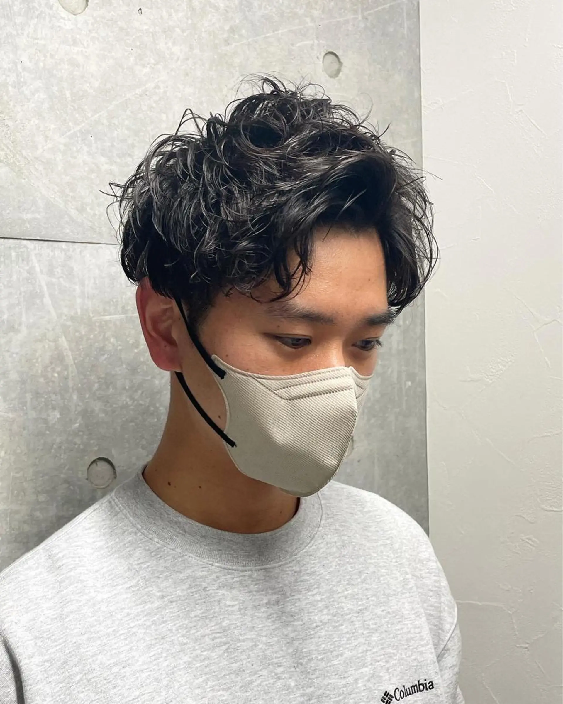 パーマ メンズ カット パーマ トリートメント ヘアセット メンズモテパーマ💙 fuwaのヘアスタイル