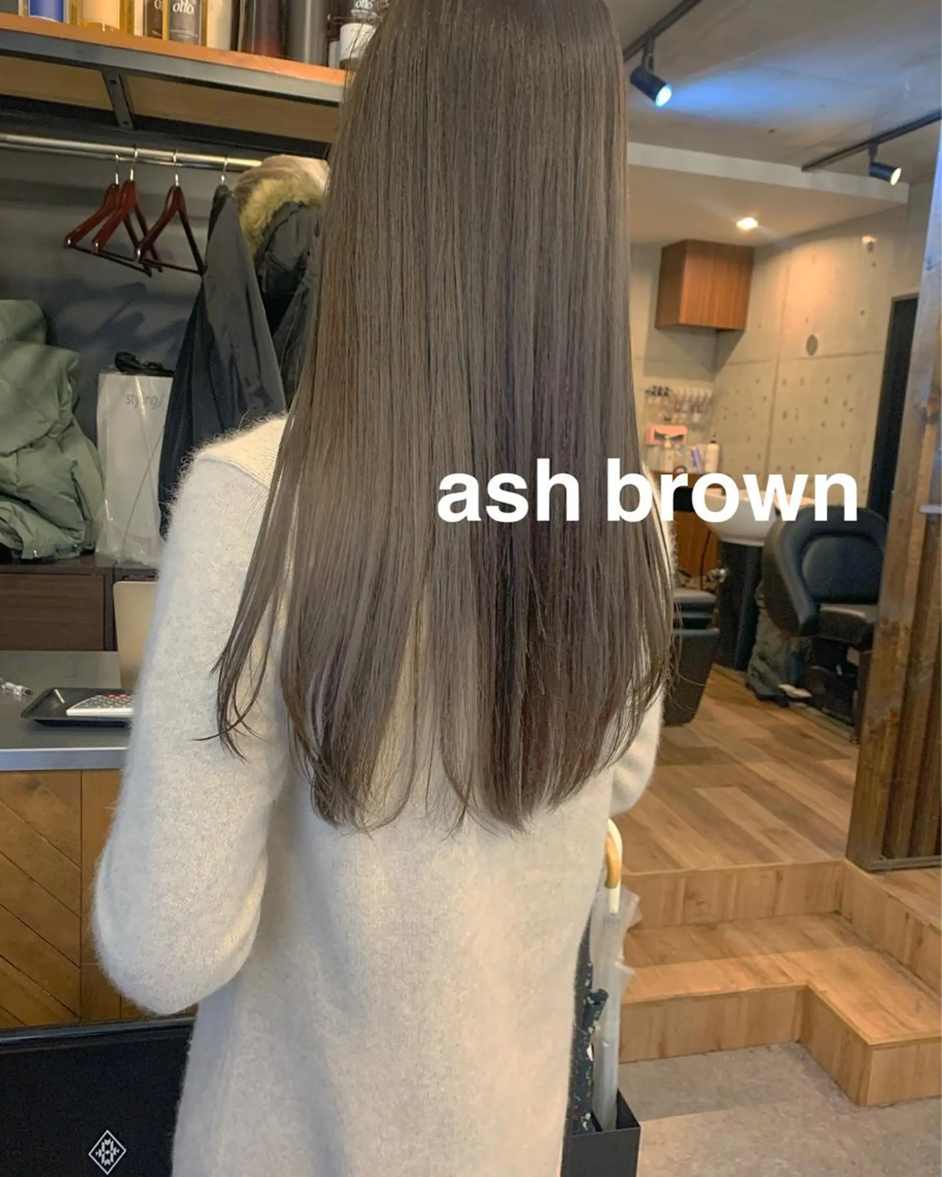 セミロング カラー アクアカラー アッシュ アッシュブラウン ブラウンカラー 髪質改善 カット ヘアカラー トリートメント ヘッドスパ 柔らかブラウン/顔周 りレイヤー♡ユウシのヘアスタイル