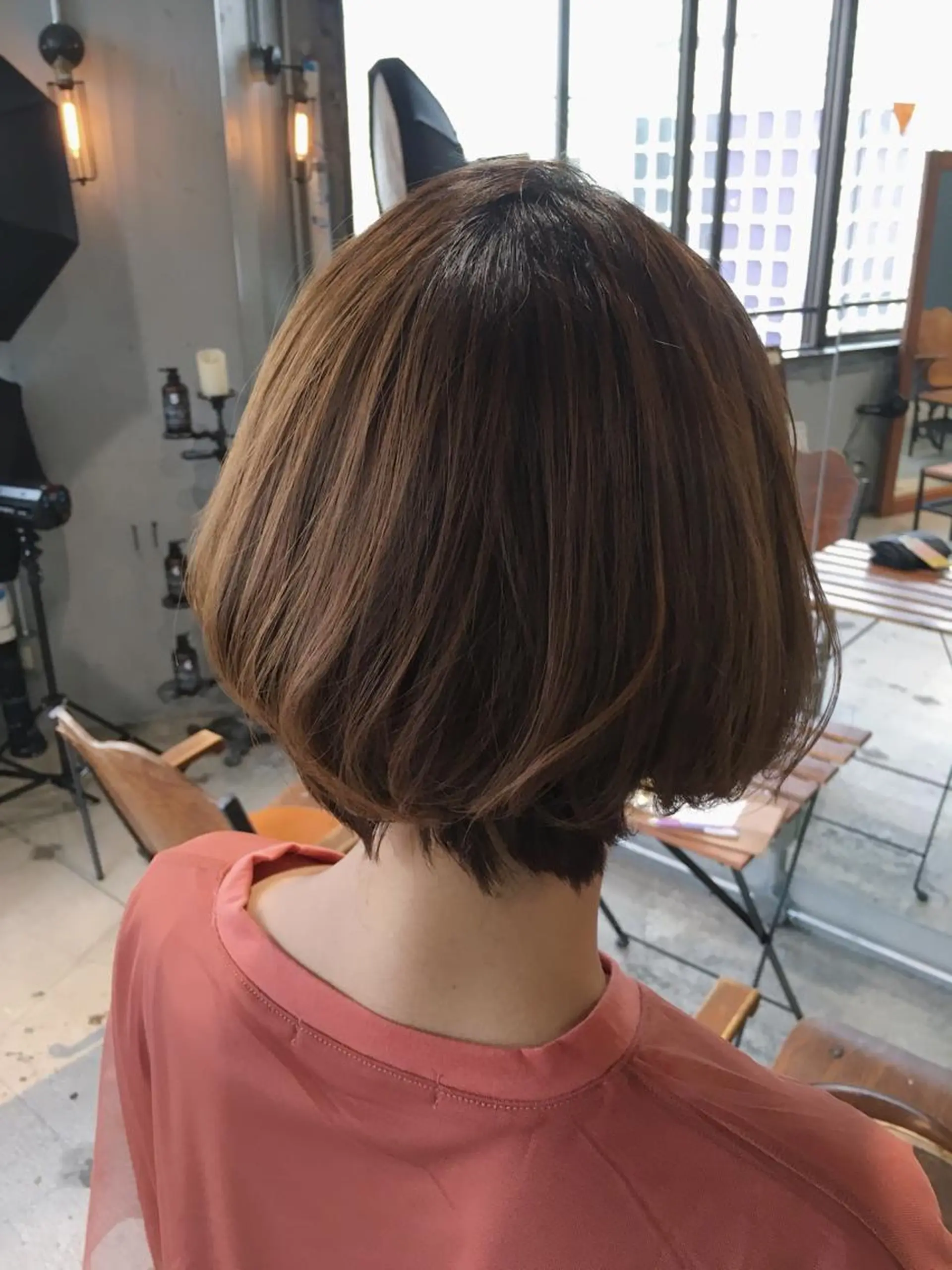 ショート カラー パーマ 縮毛矯正 ストレートパーマ 代表 中島貴志のヘアスタイル